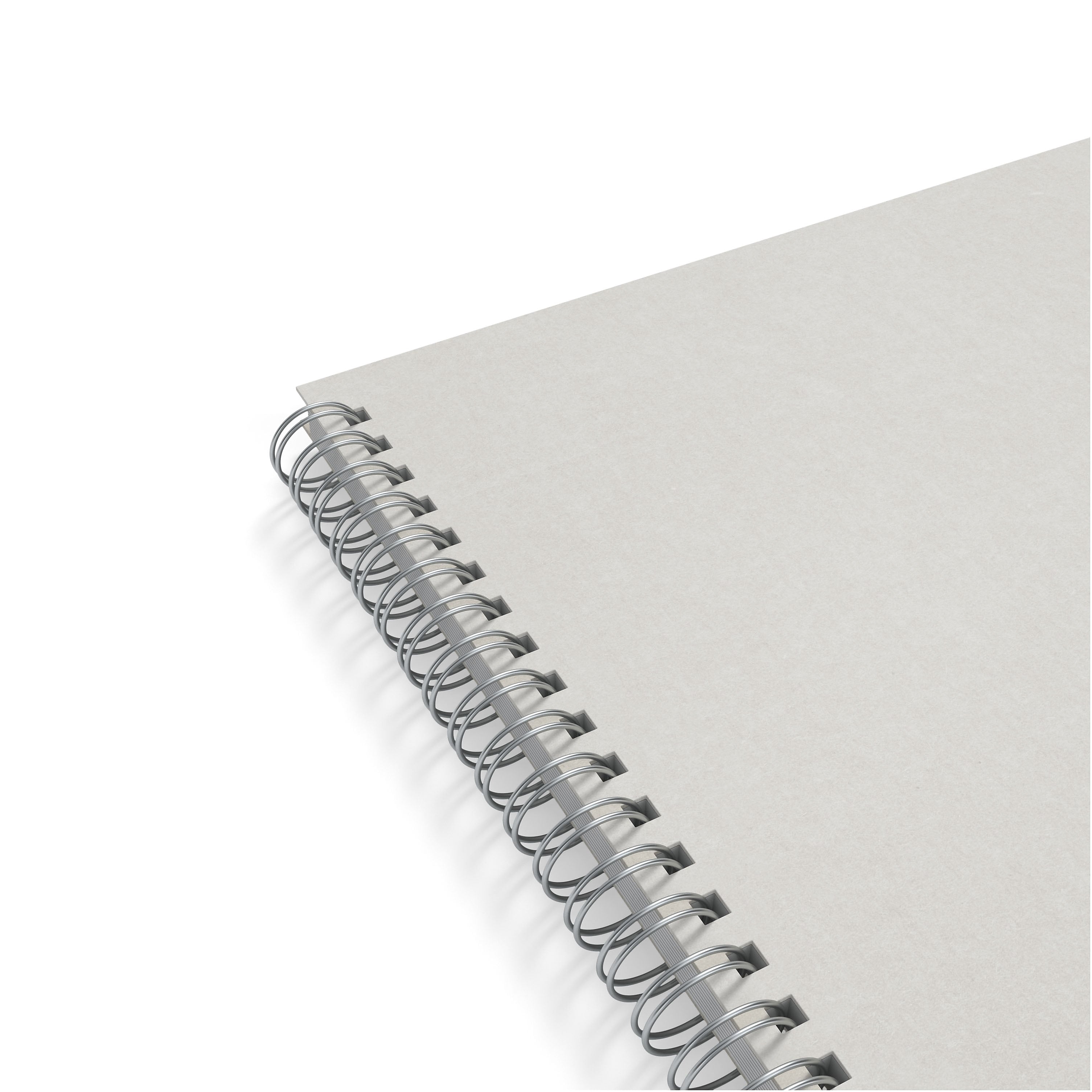TRU RED™ Medium Hard Cover Ruled Notebook, Gray/Blue