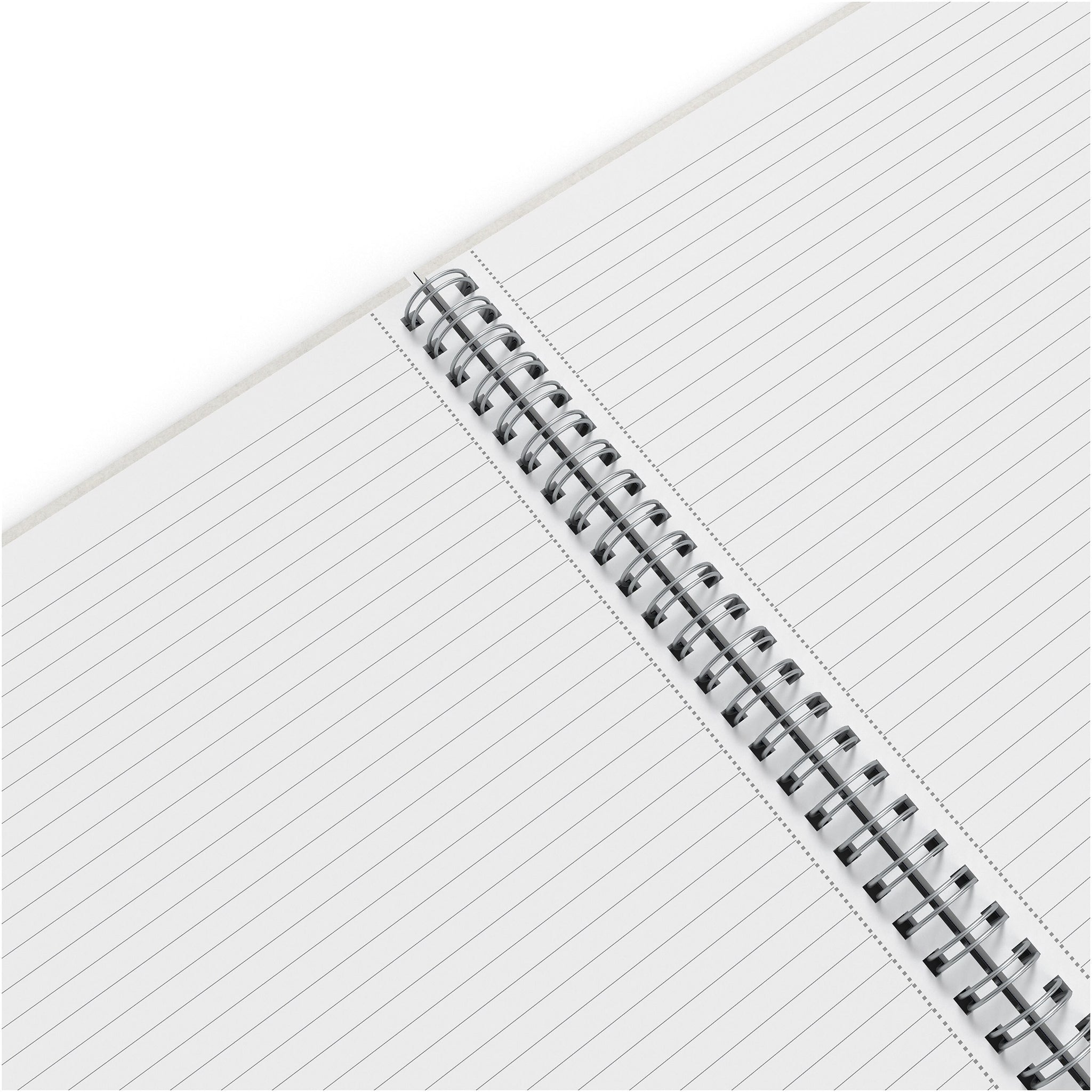 TRU RED™ Medium Hard Cover Ruled Notebook, Gray/Blue