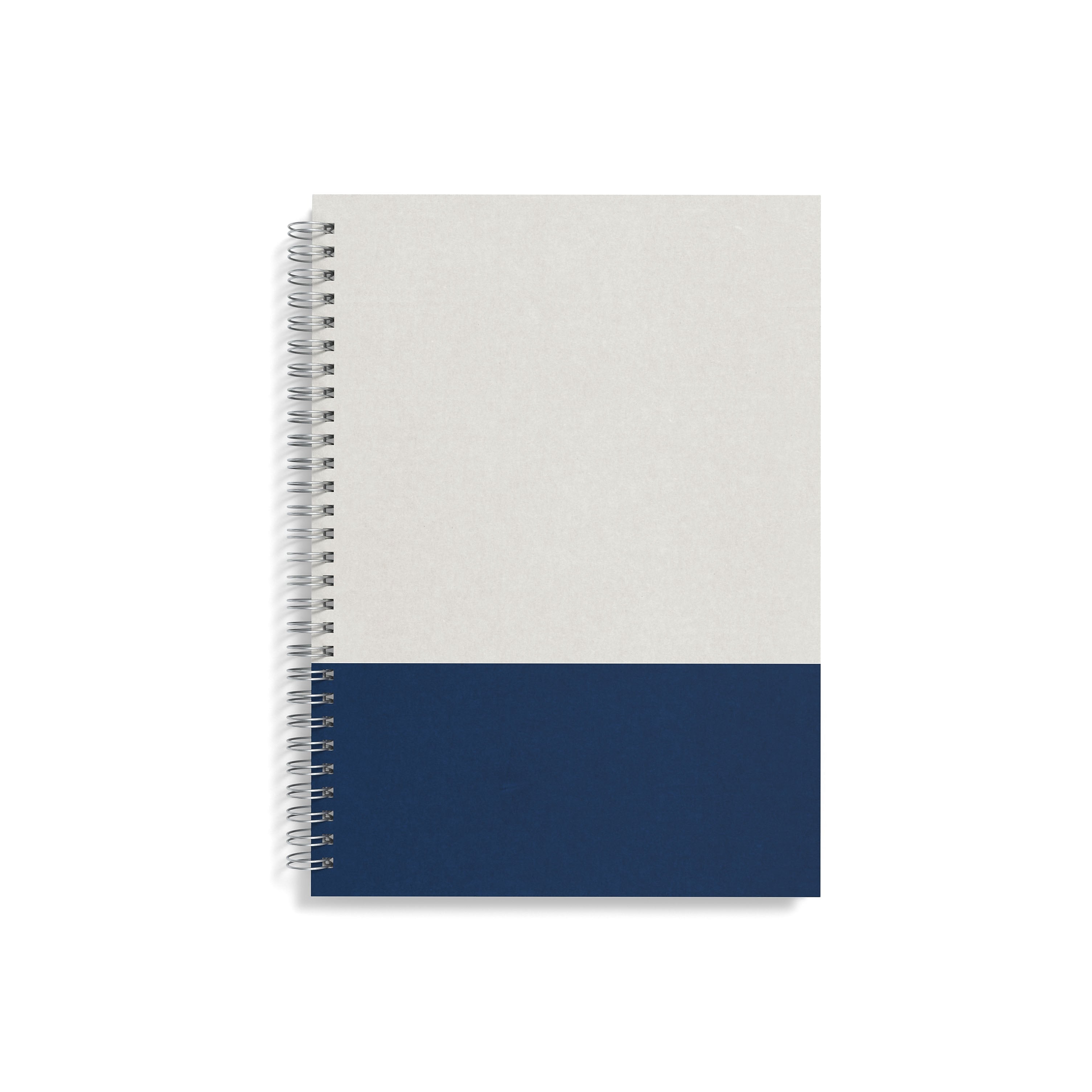 TRU RED™ Medium Hard Cover Ruled Notebook, Gray/Blue