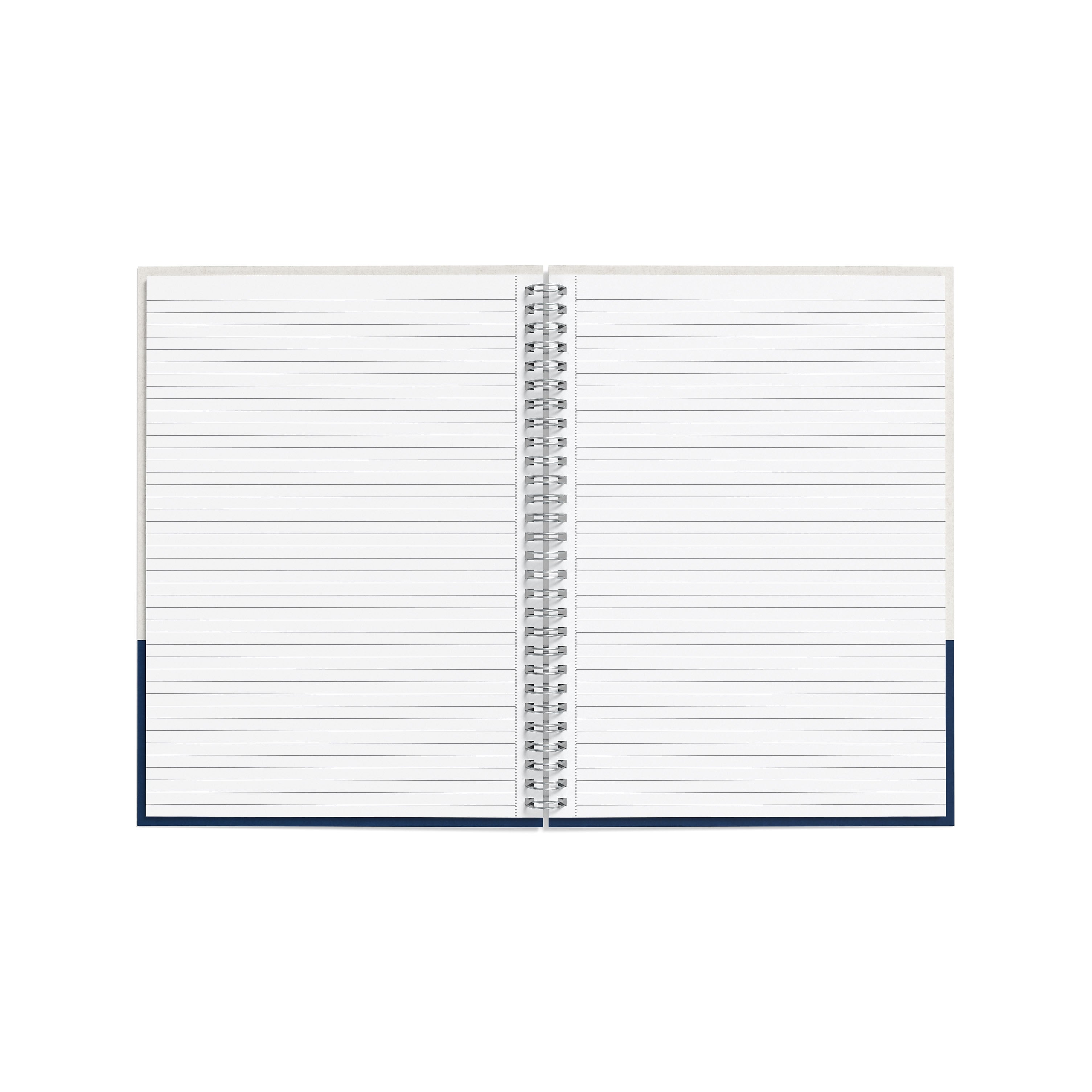 TRU RED™ Medium Hard Cover Ruled Notebook, Gray/Blue