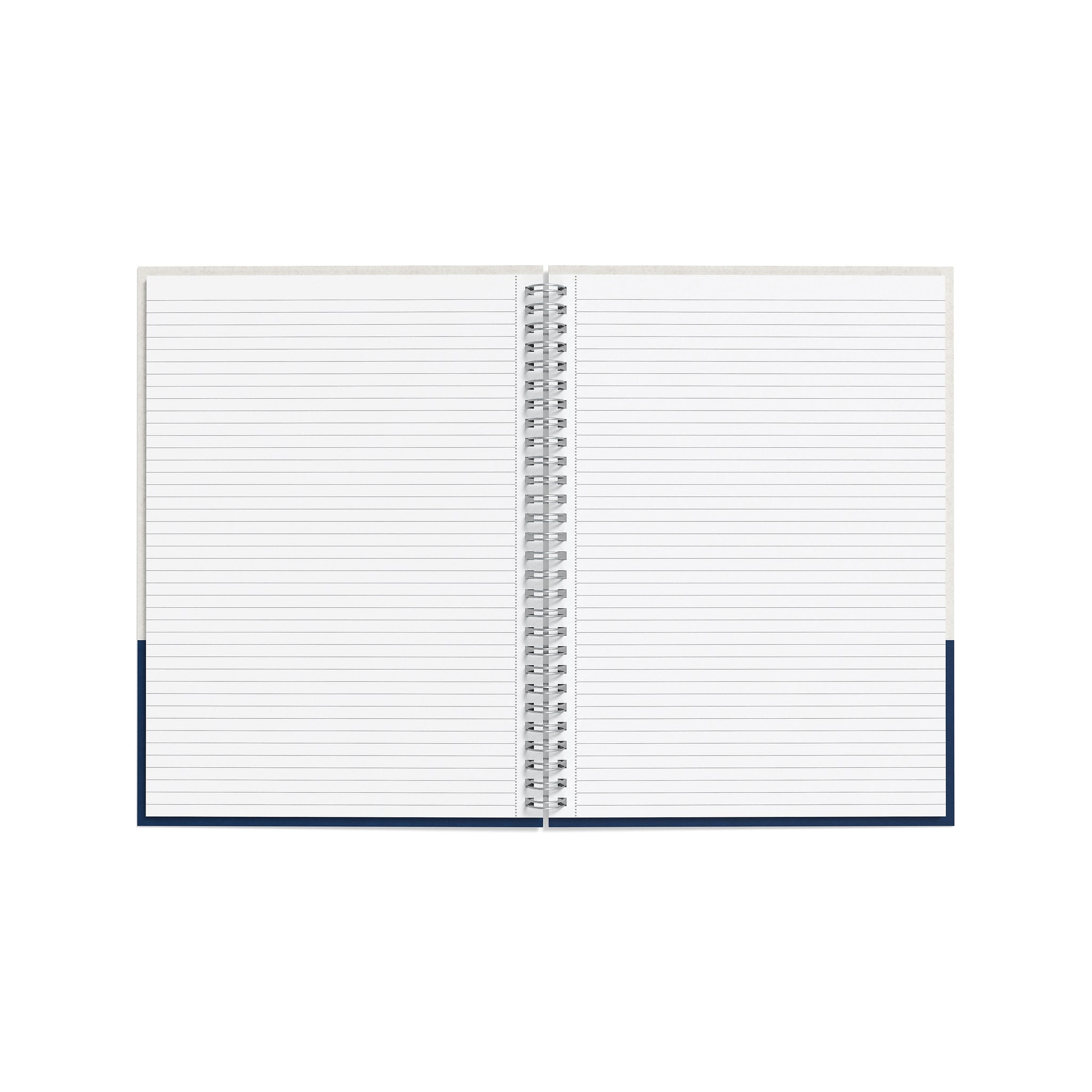 TRU RED™ Medium Hard Cover Ruled Notebook, Gray/Blue