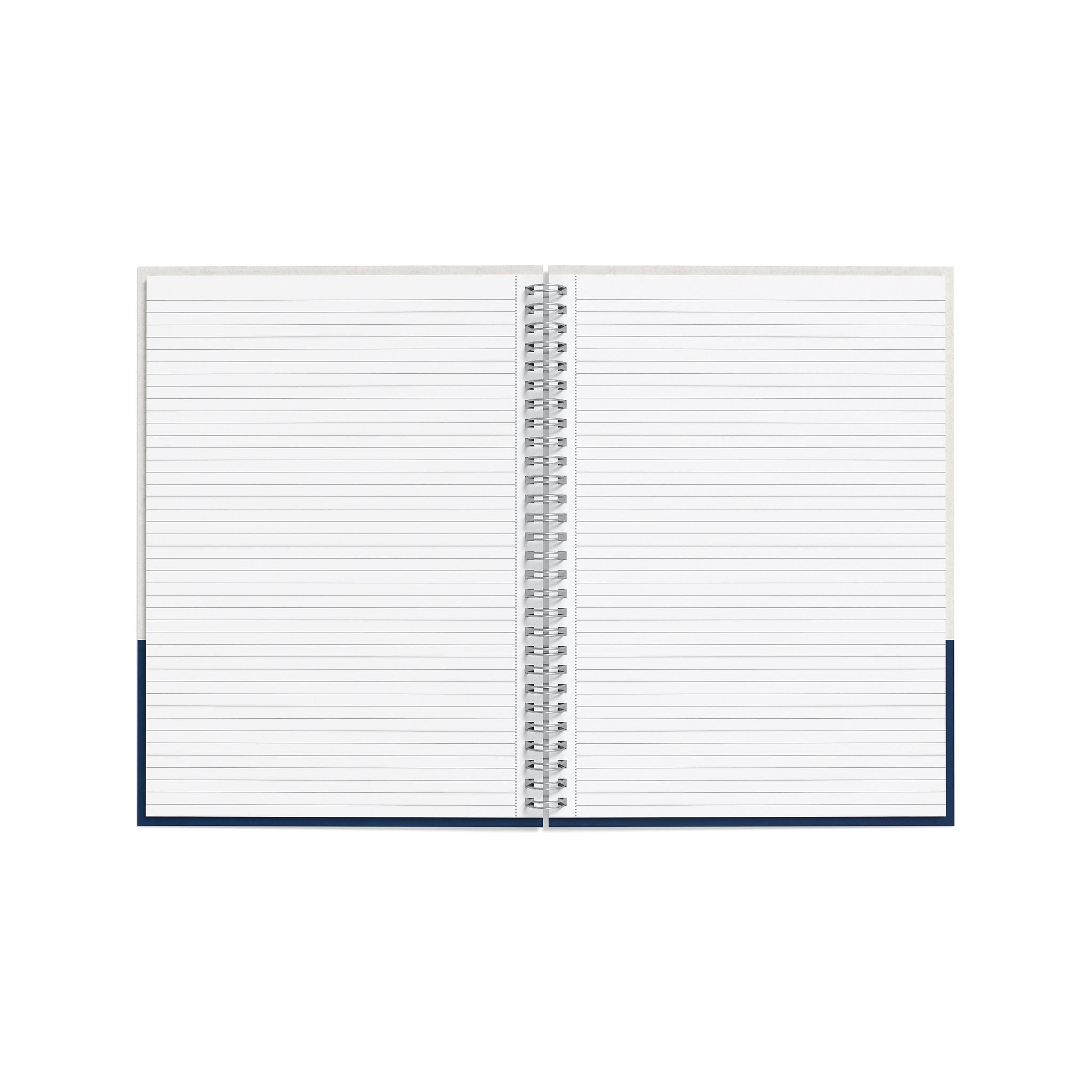 TRU RED™ Medium Hard Cover Ruled Notebook, Gray/Blue