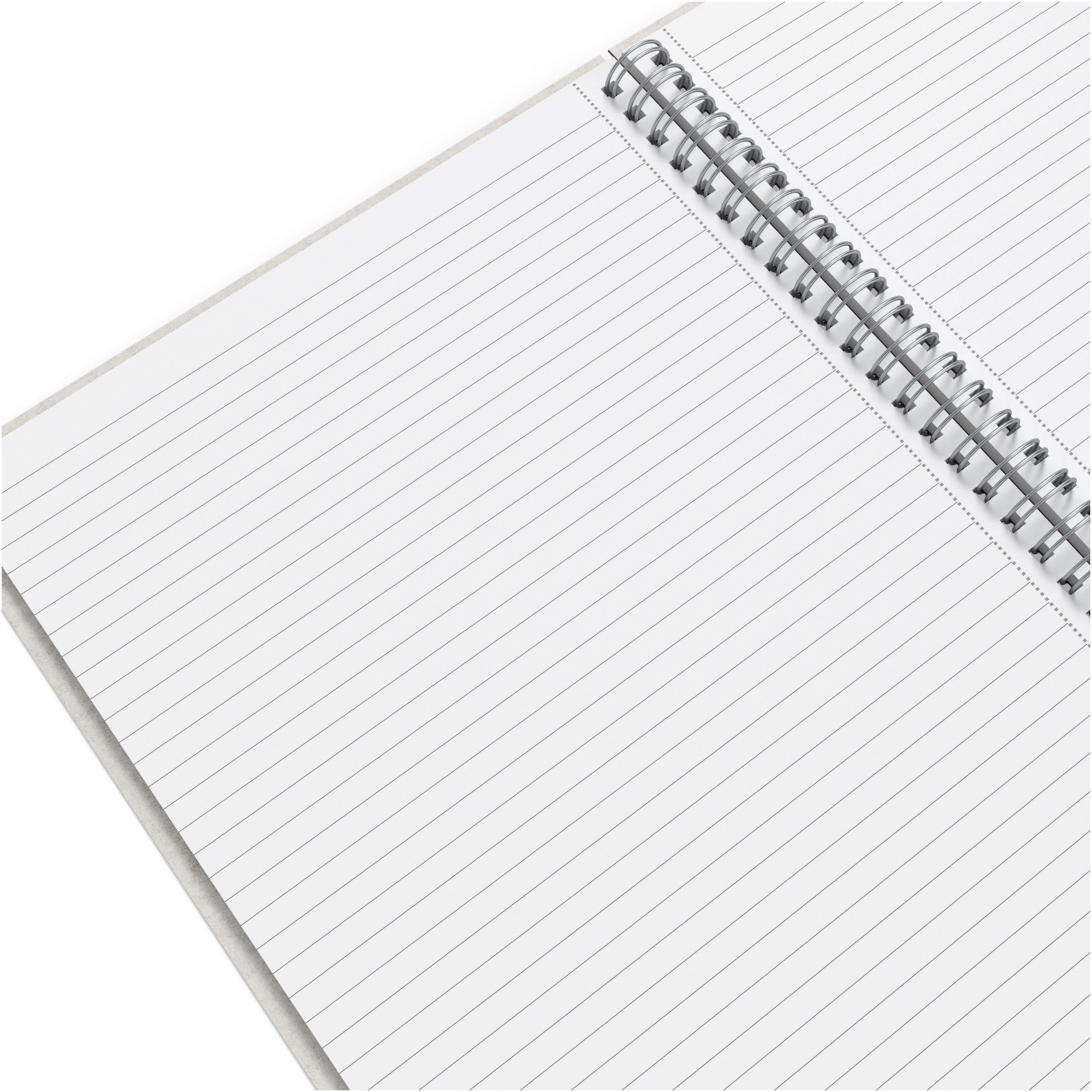 TRU RED™ Medium Hard Cover Ruled Notebook, Gray/Purple