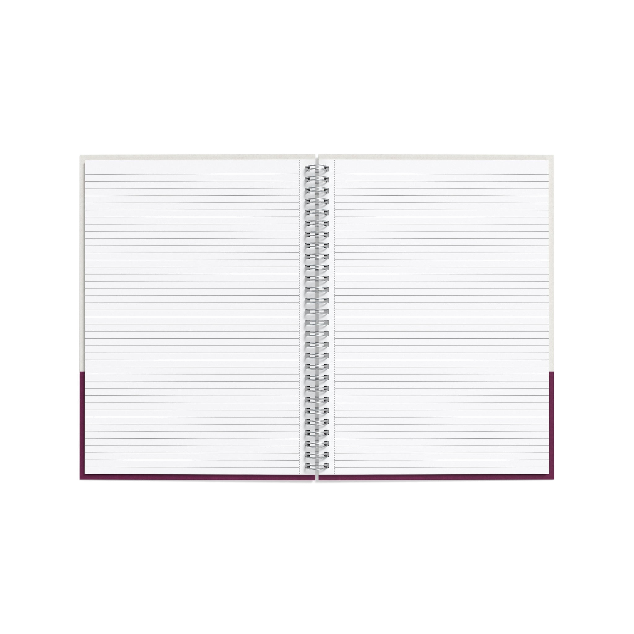 TRU RED™ Medium Hard Cover Ruled Notebook, Gray/Purple