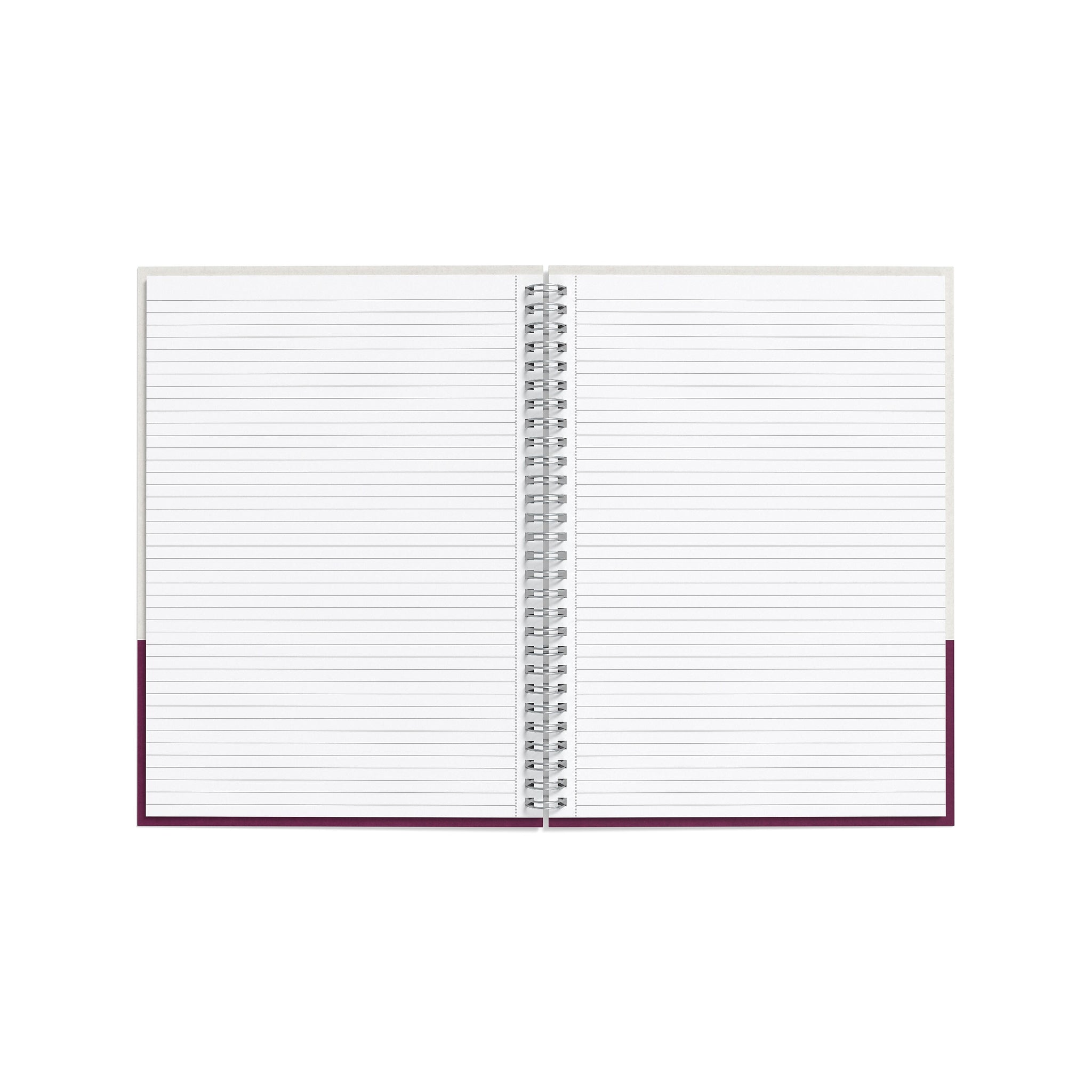 TRU RED™ Medium Hard Cover Ruled Notebook, Gray/Purple