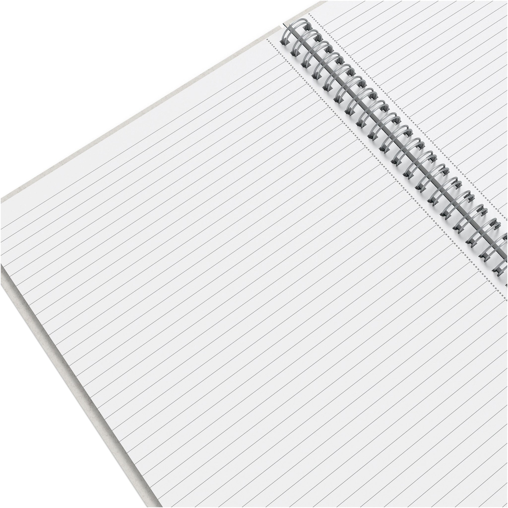 TRU RED™ Medium Hard Cover Ruled Notebook, Gray/Teal