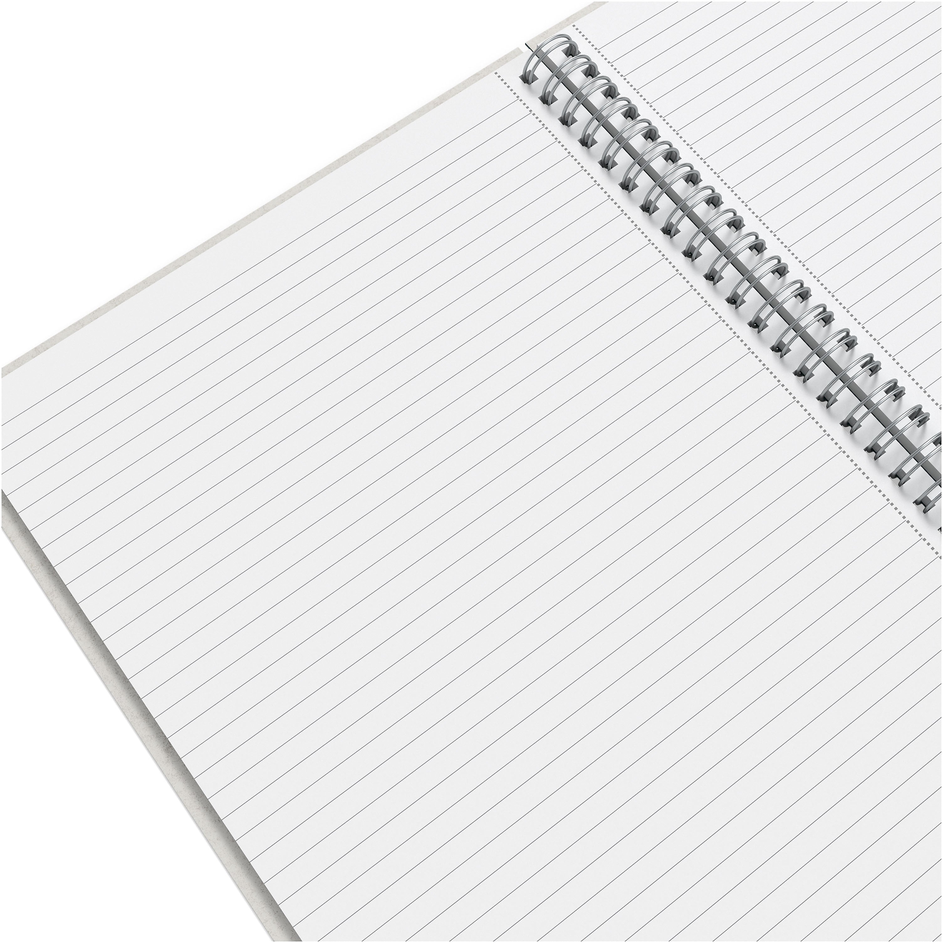 TRU RED™ Medium Hard Cover Ruled Notebook, Gray/Teal