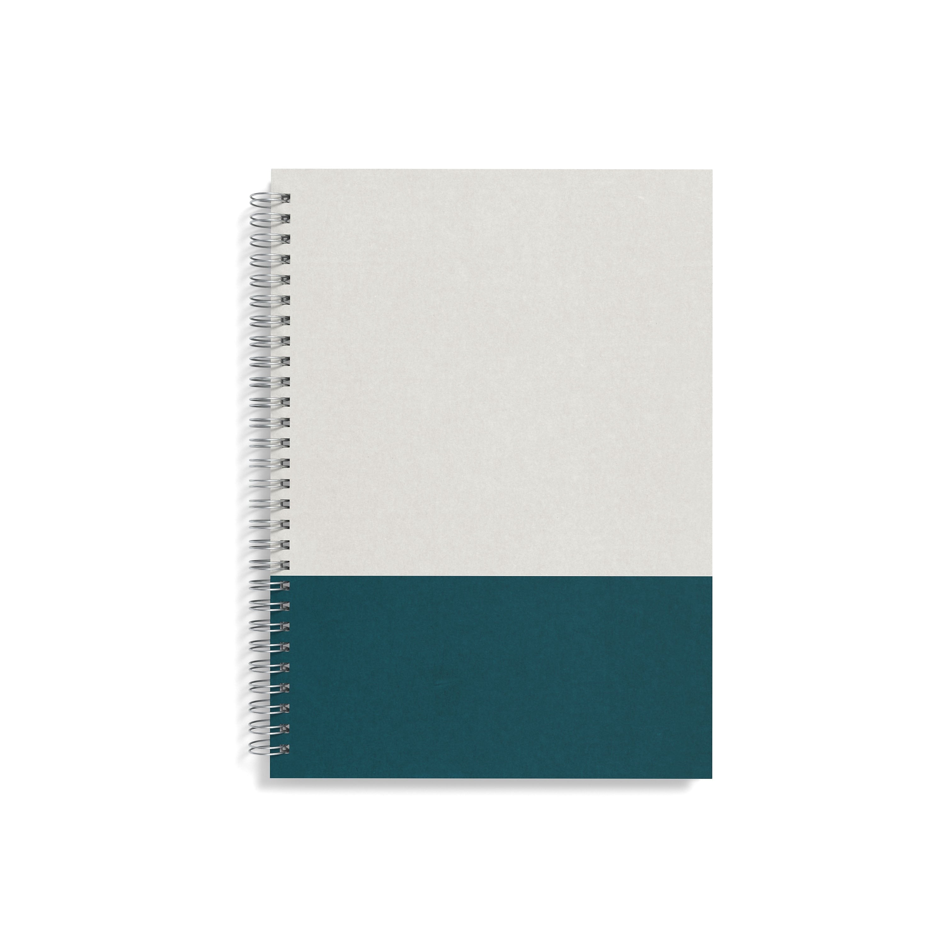 TRU RED™ Medium Hard Cover Ruled Notebook, Gray/Teal