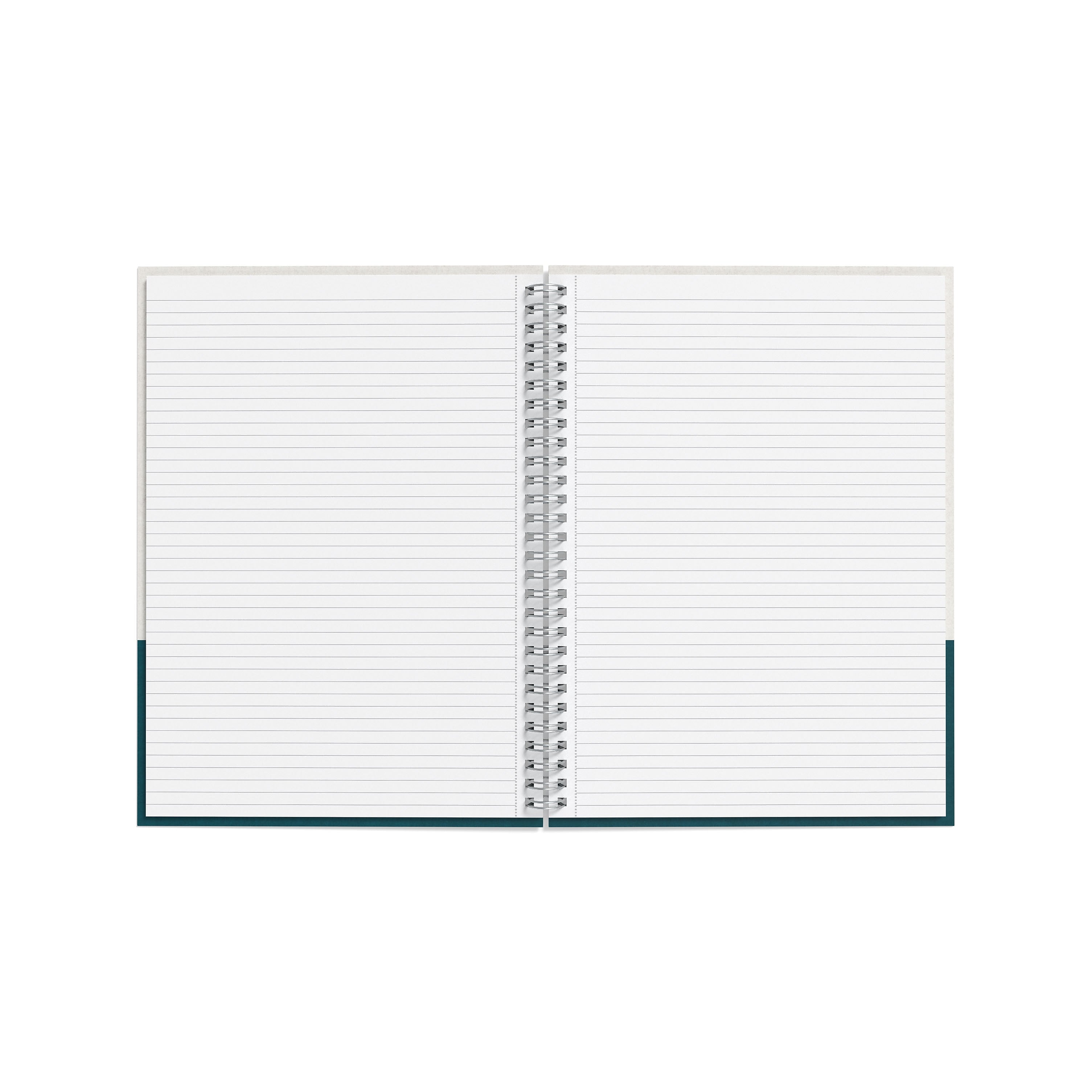 TRU RED™ Medium Hard Cover Ruled Notebook, Gray/Teal