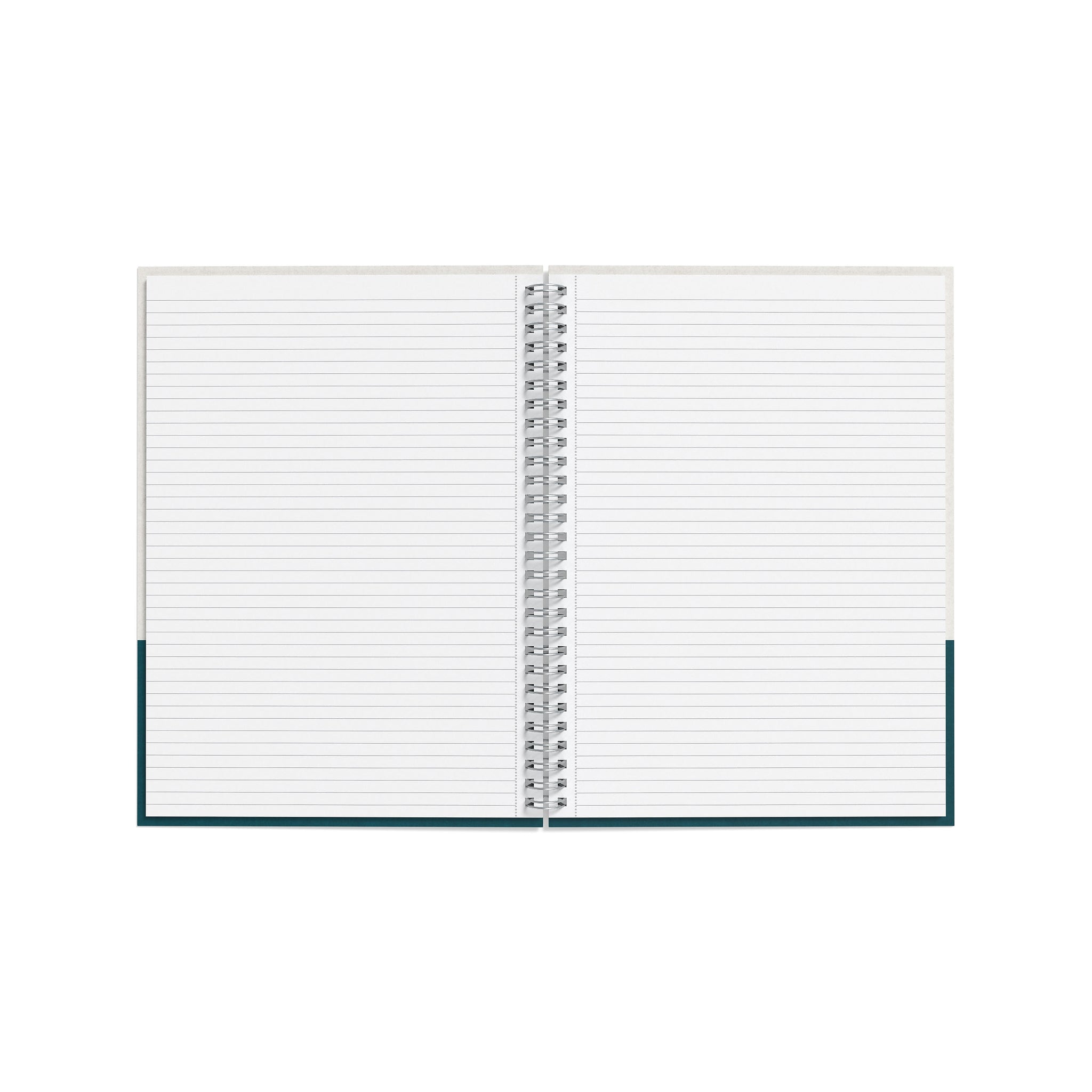 TRU RED™ Medium Hard Cover Ruled Notebook, Gray/Teal