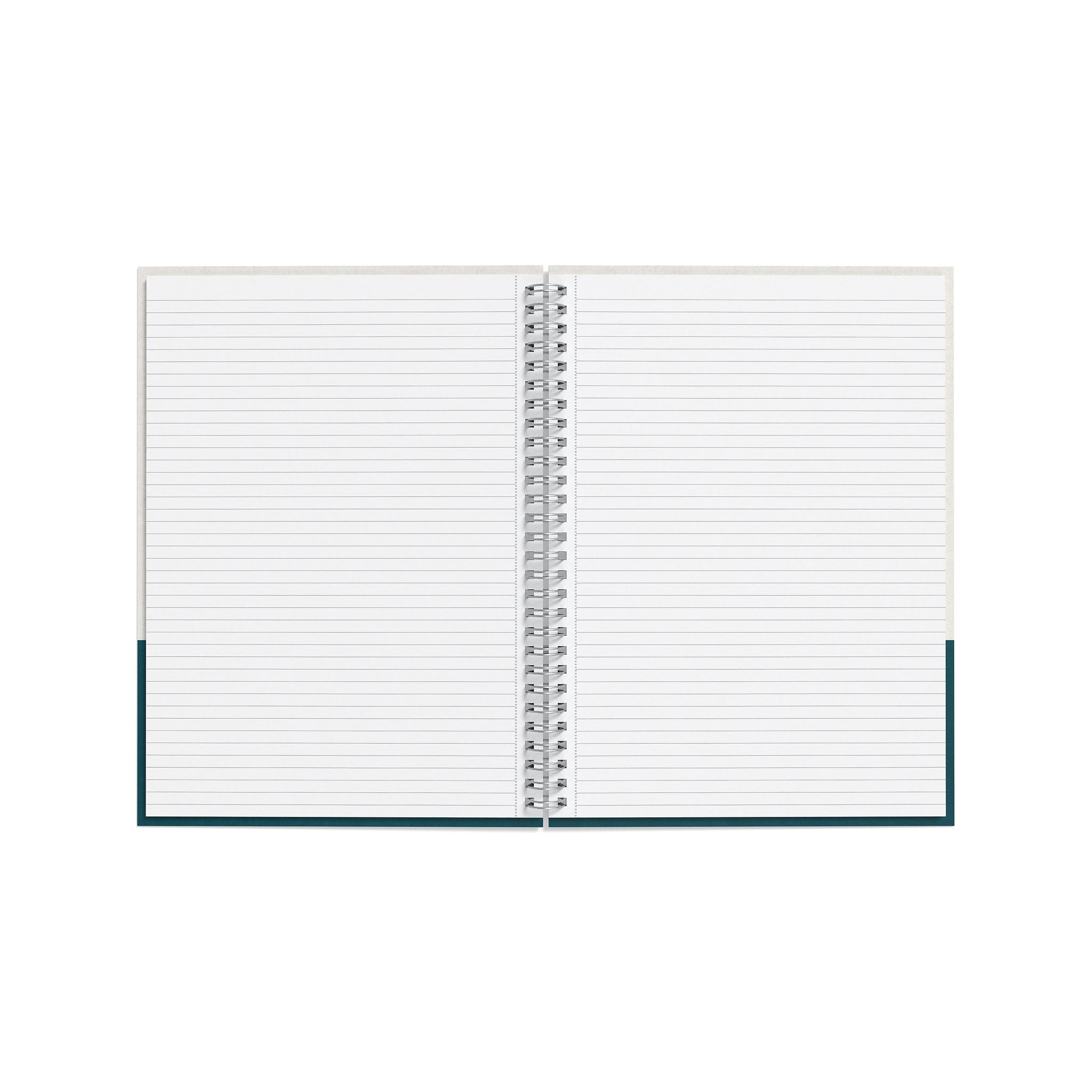 TRU RED™ Medium Hard Cover Ruled Notebook, Gray/Teal