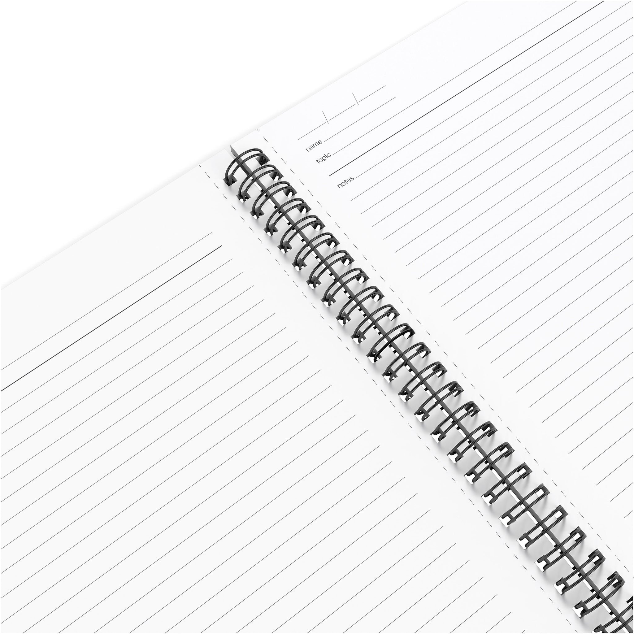 TRU RED™ Medium Soft Cover Meeting Notebook, Black