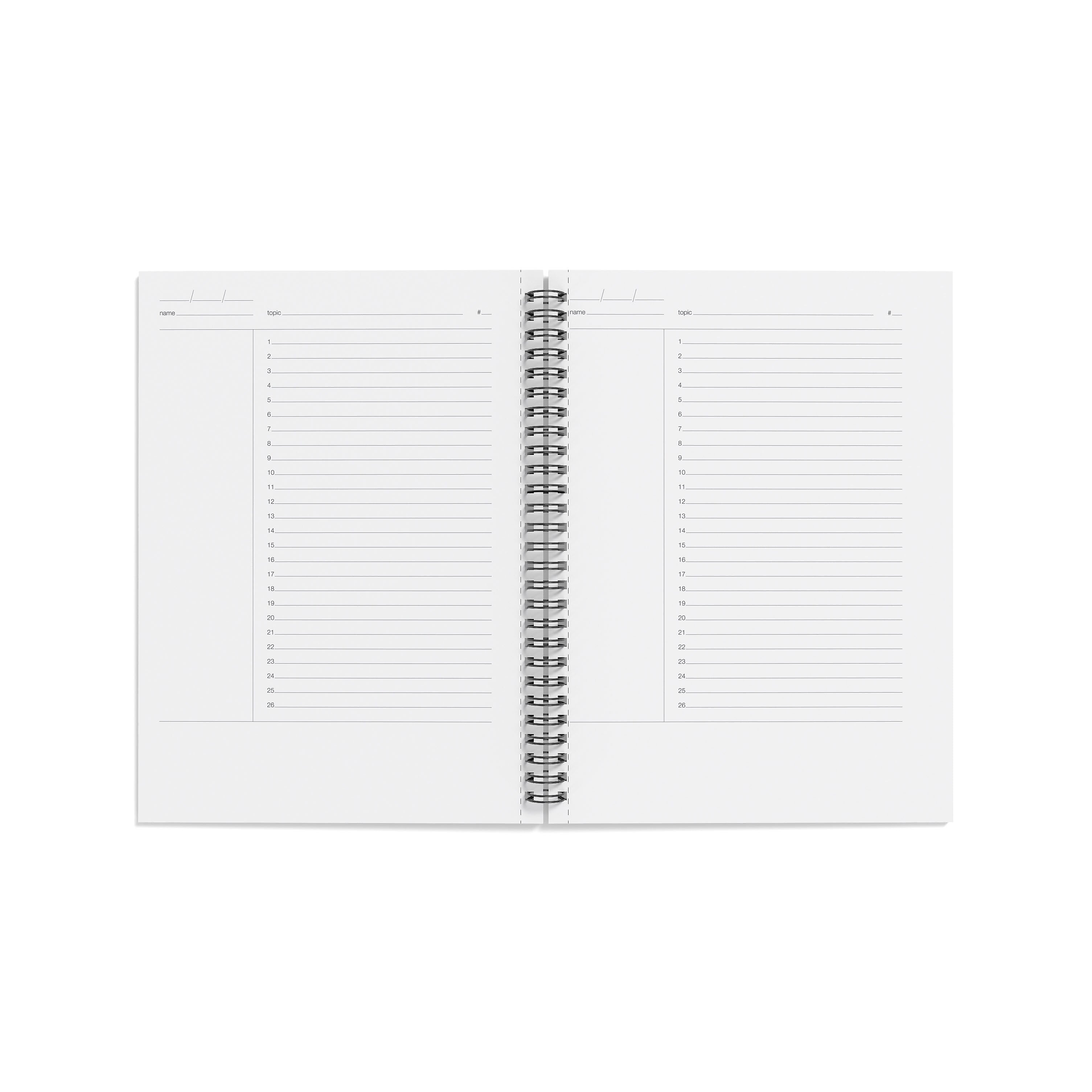 TRU RED™ Medium Soft Cover Project Planner Notebook, Black