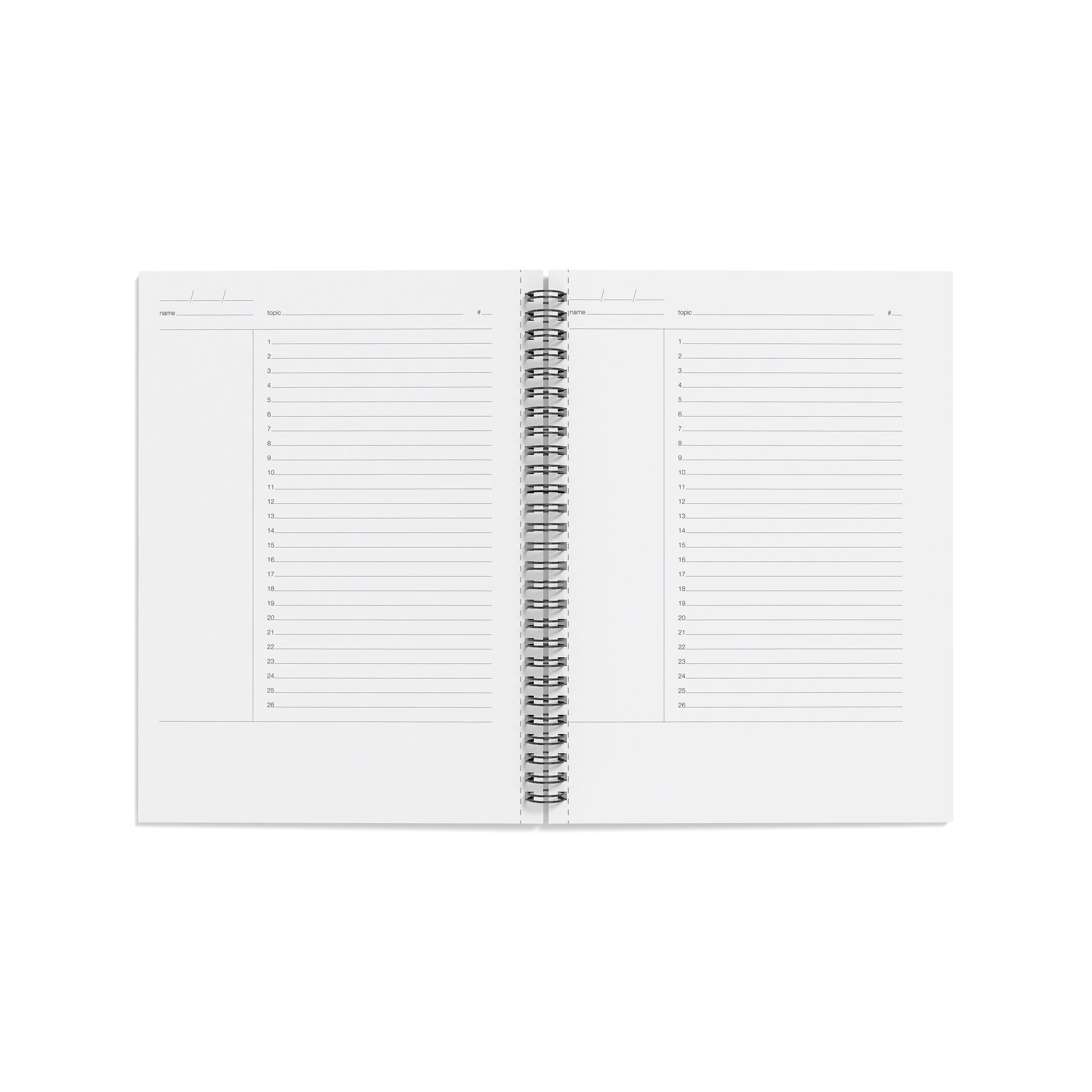 TRU RED™ Medium Soft Cover Project Planner Notebook, Black