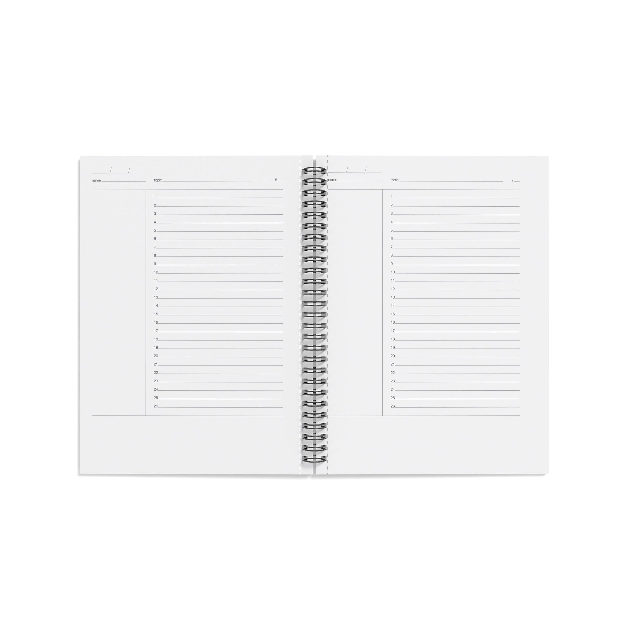 TRU RED™ Medium Soft Cover Project Planner Notebook, Black