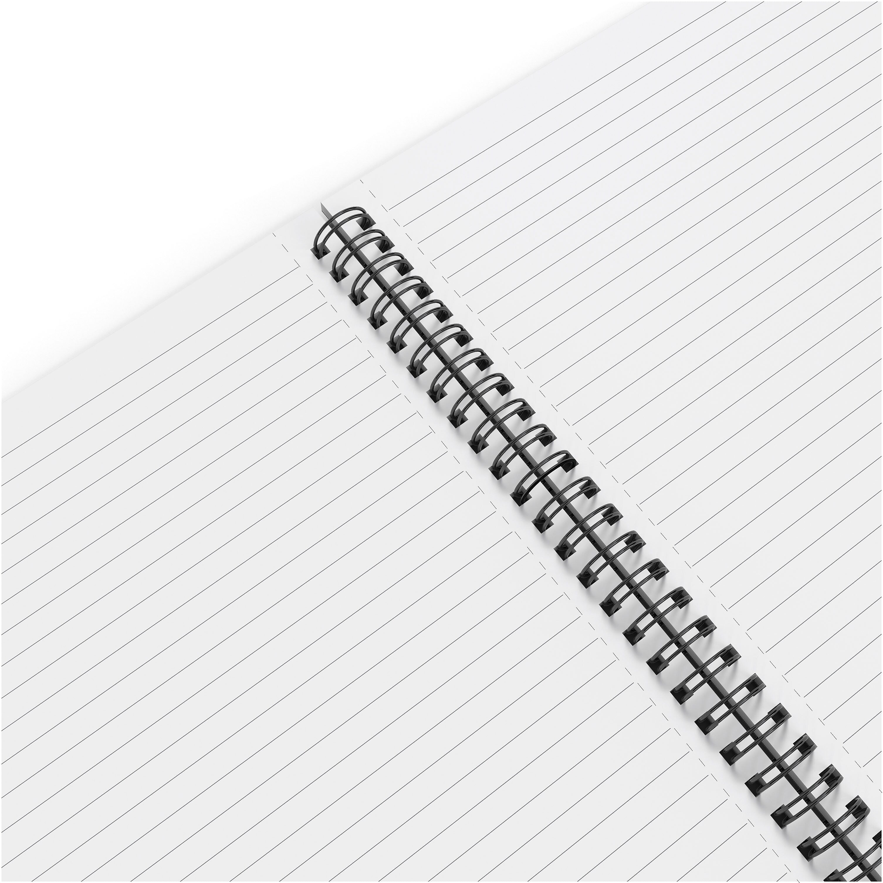 TRU RED™ Medium Soft Cover Ruled Notebook, Black