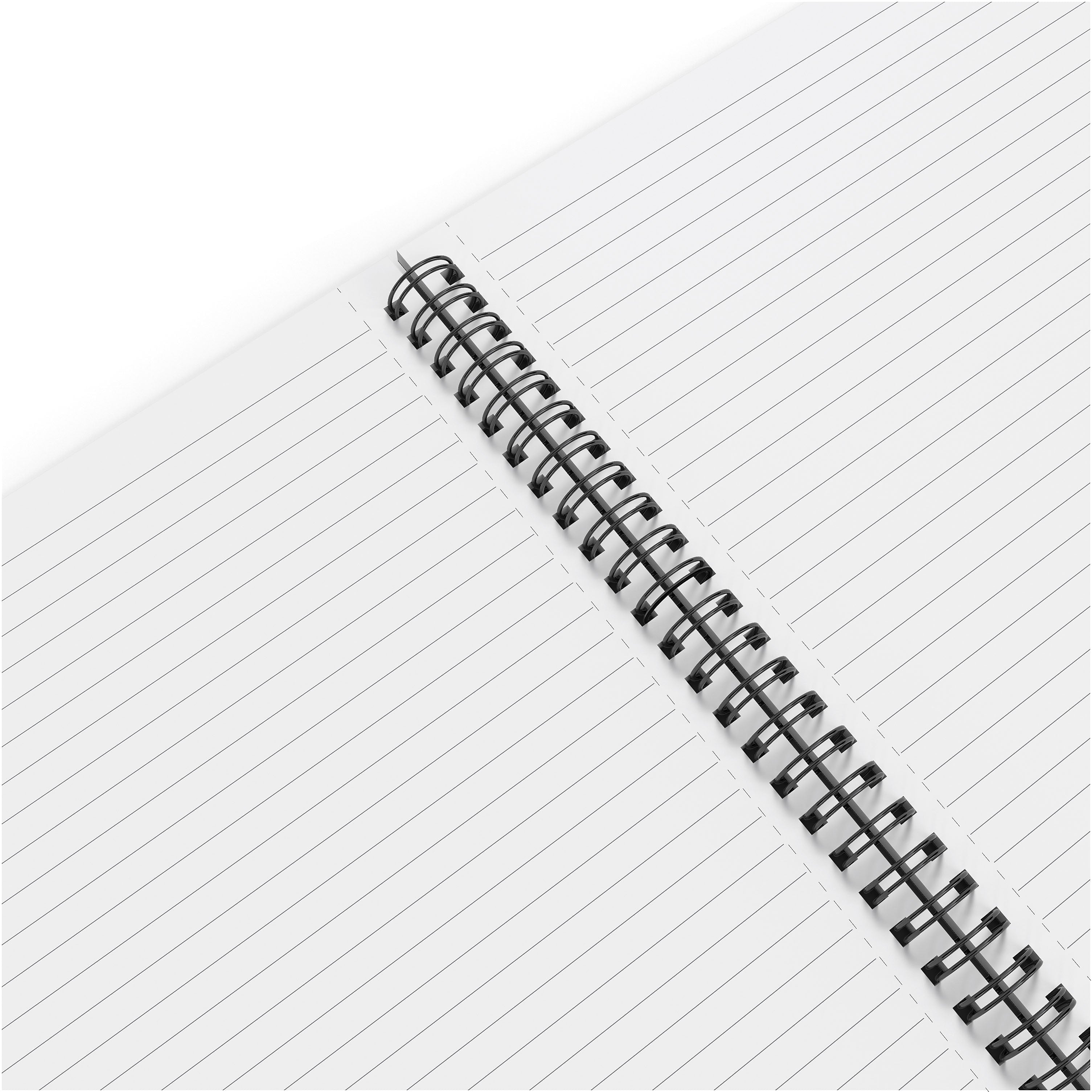 TRU RED™ Medium Soft Cover Ruled Notebook, Black