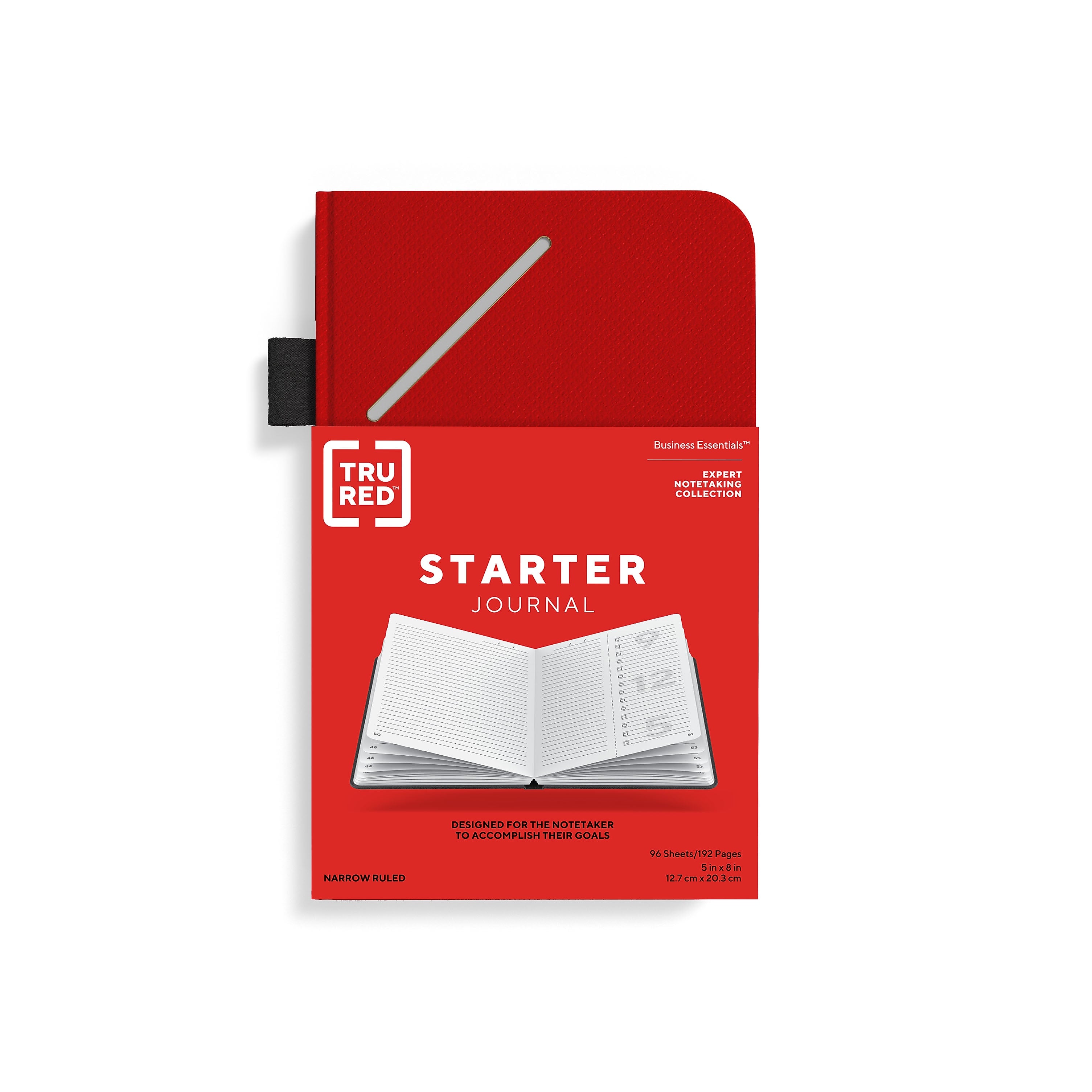 TRU RED™ Medium Starter Journal, Red
