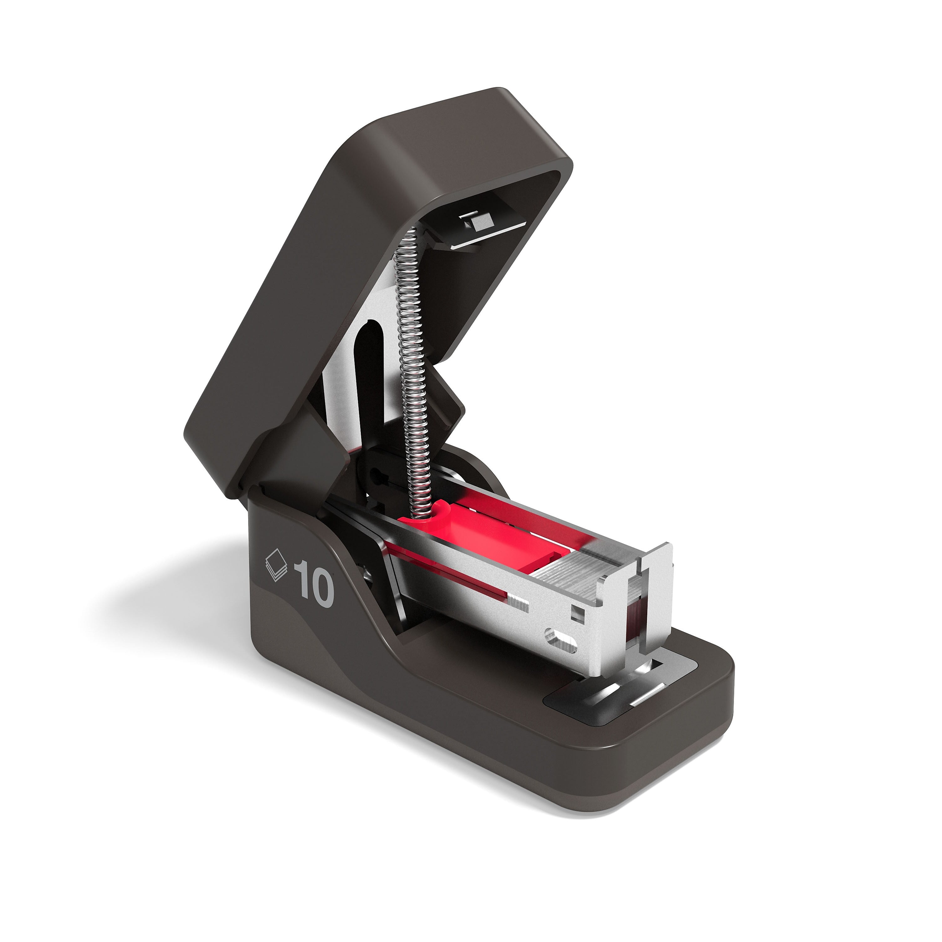 TRU RED™ Mini Stapler, 10-Sheet Capacity, Black