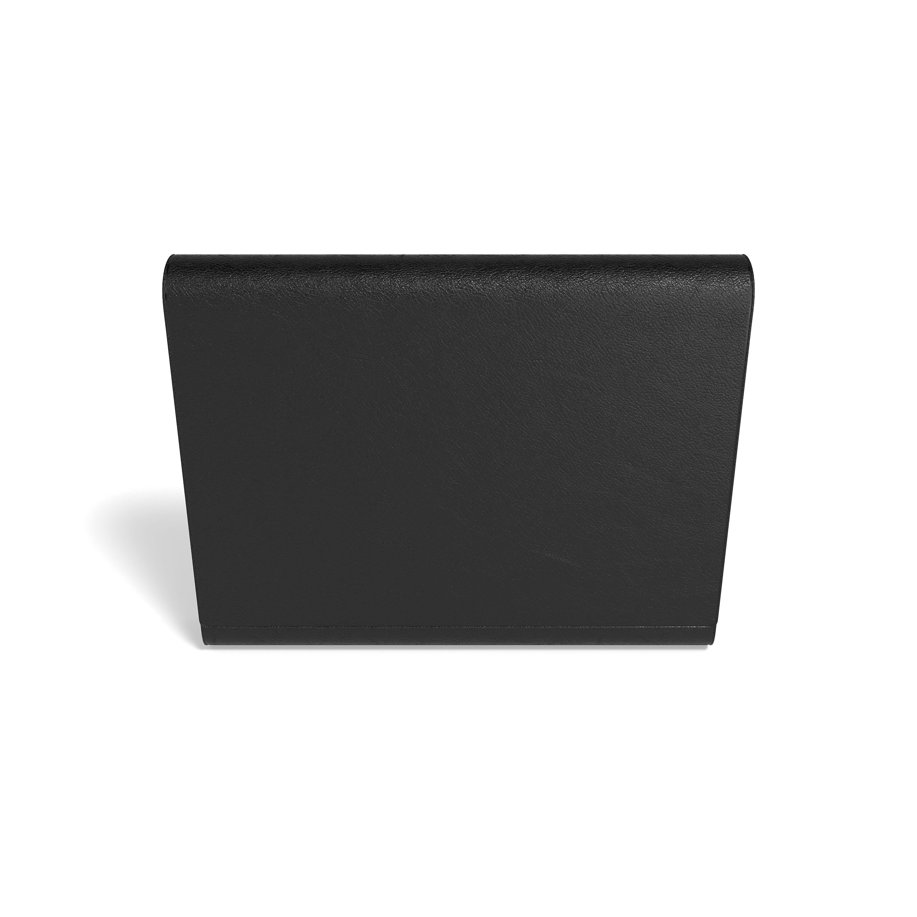 TRU RED™ Moisture Resistant Reinforced Faux Leather Accordion File, 13-Pocket, Letter Size, Black