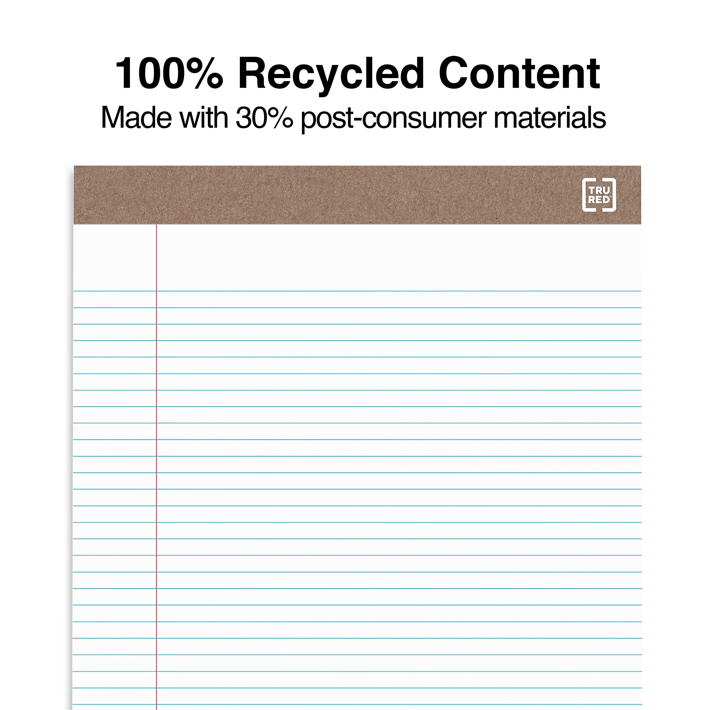 TRU RED™ Notepad, 8.5