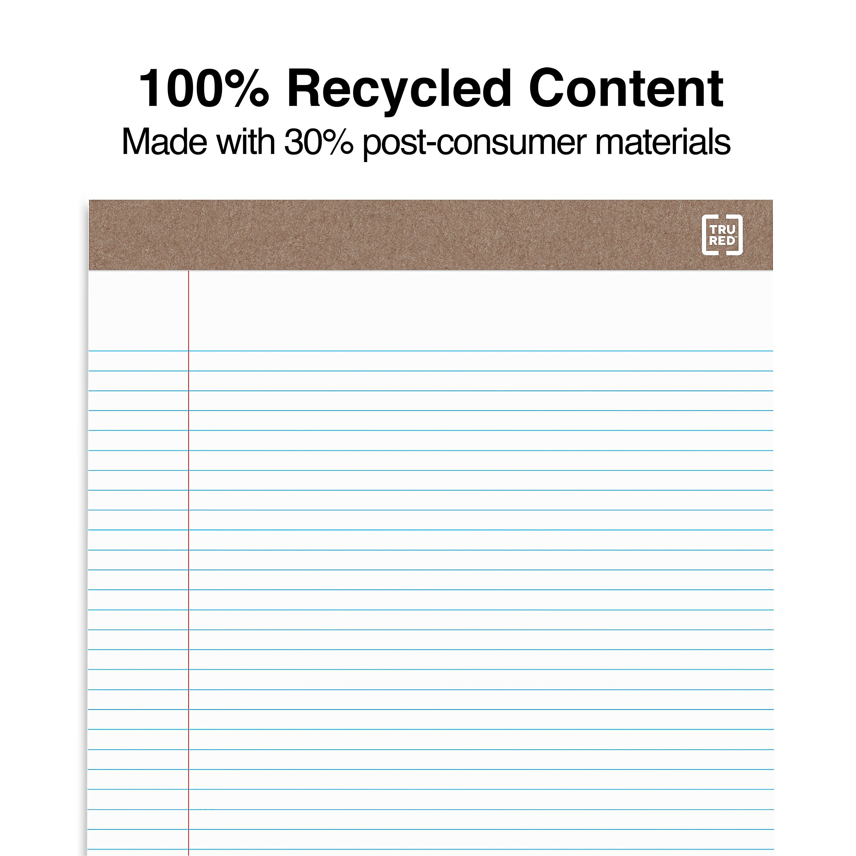 TRU RED™ Notepad, 8.5