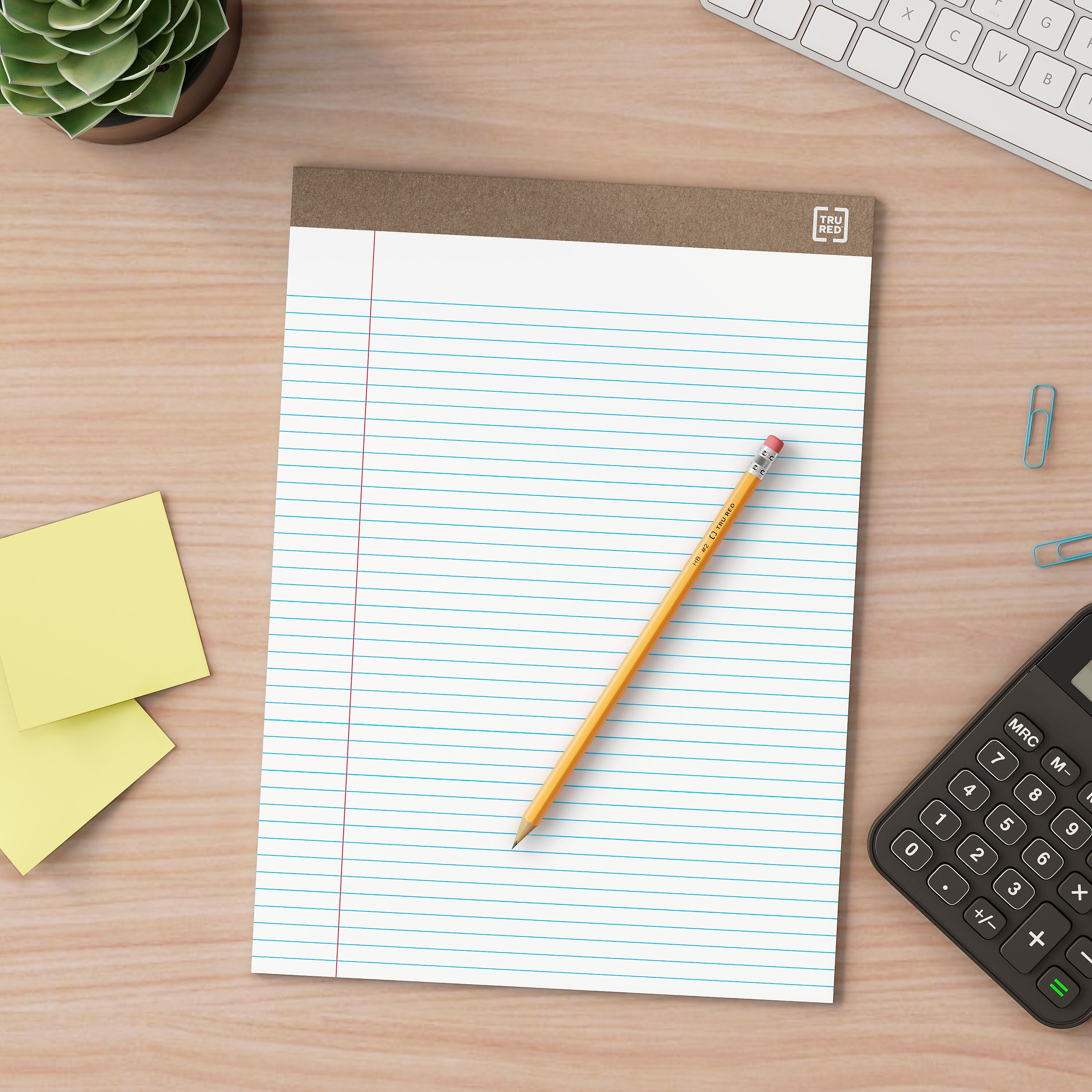 TRU RED™ Notepad, 8.5