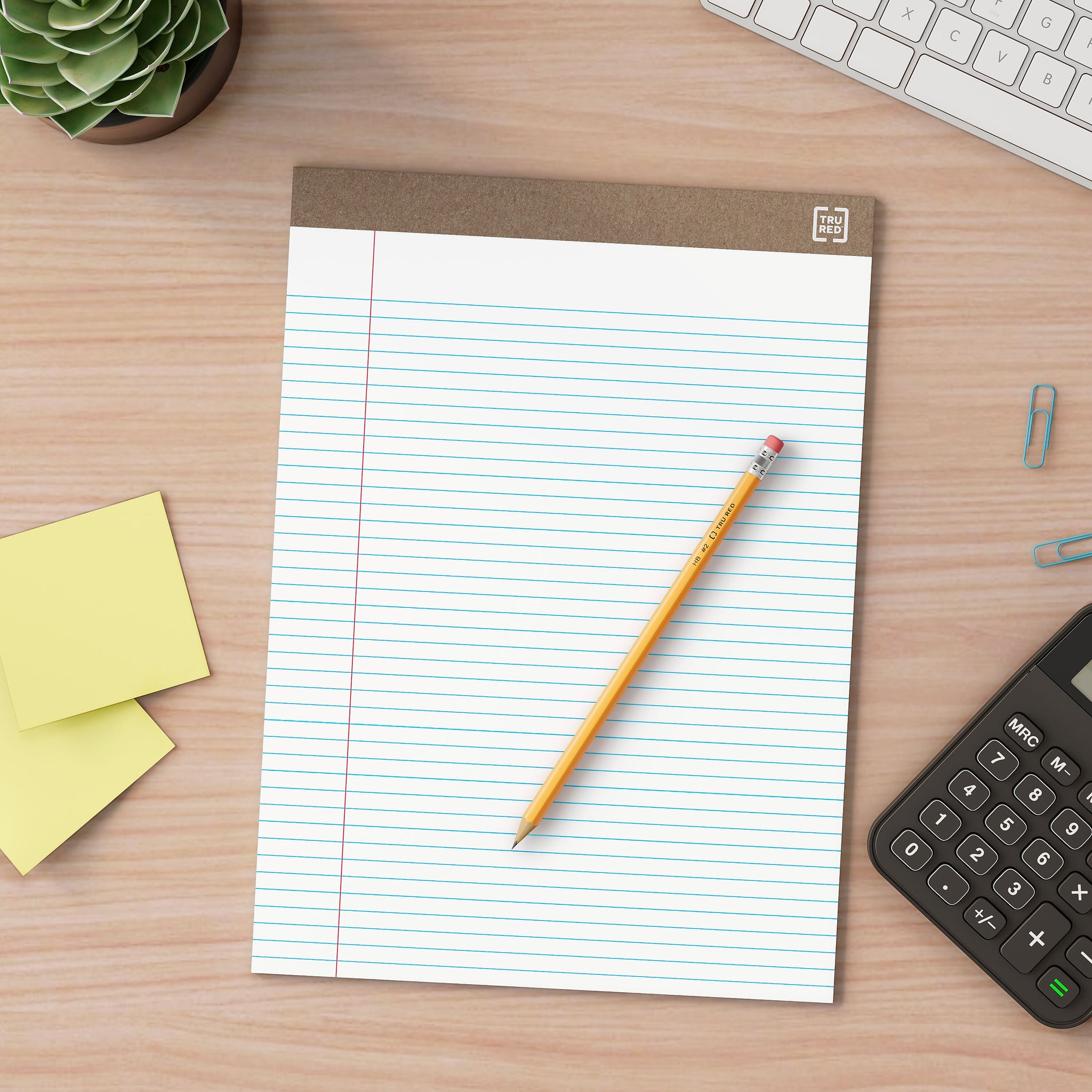 TRU RED™ Notepad, 8.5