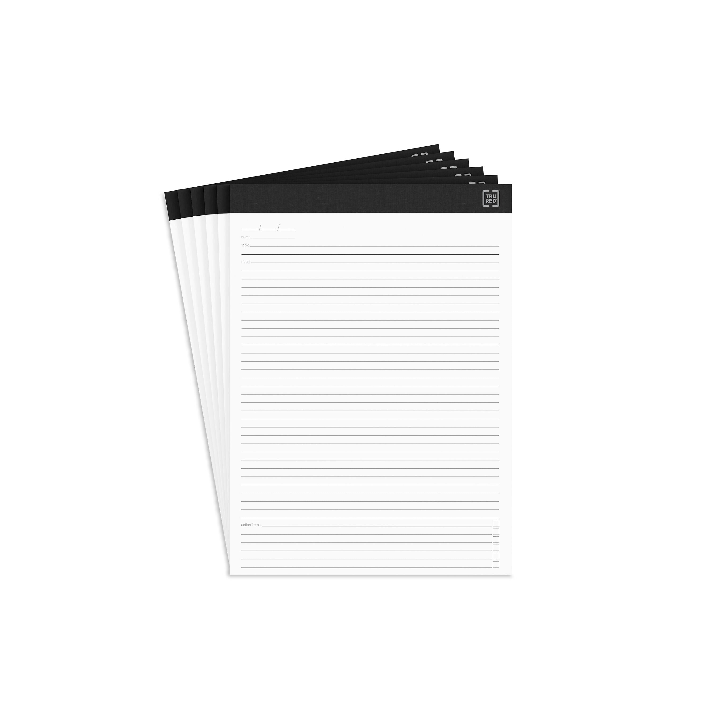 TRU RED™ Notepads, 8.5