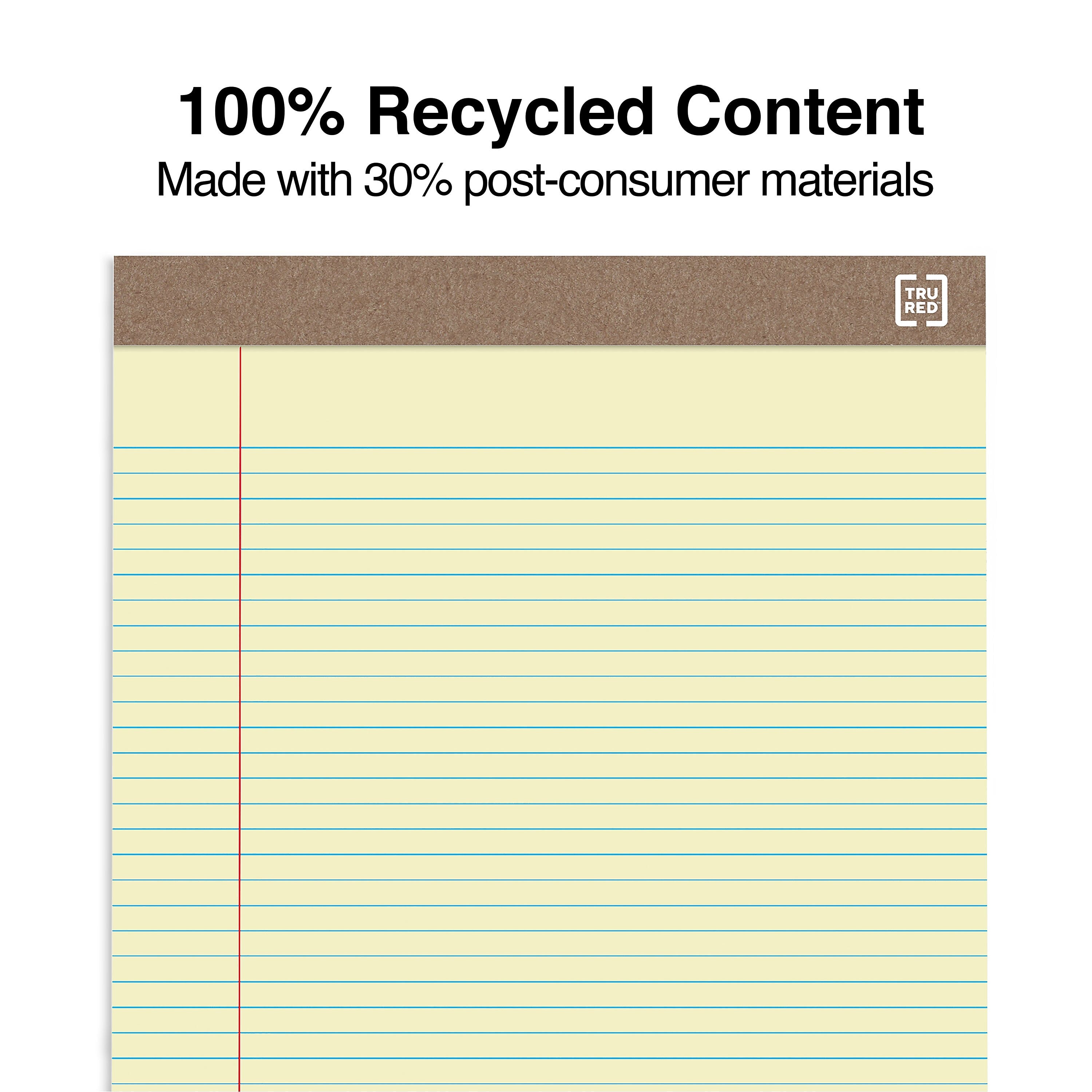 TRU RED™ Notepads, 8.5