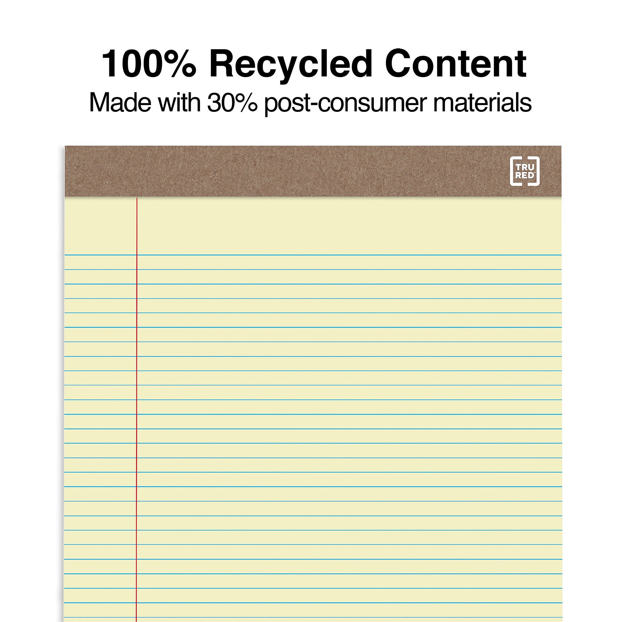 TRU RED™ Notepads, 8.5