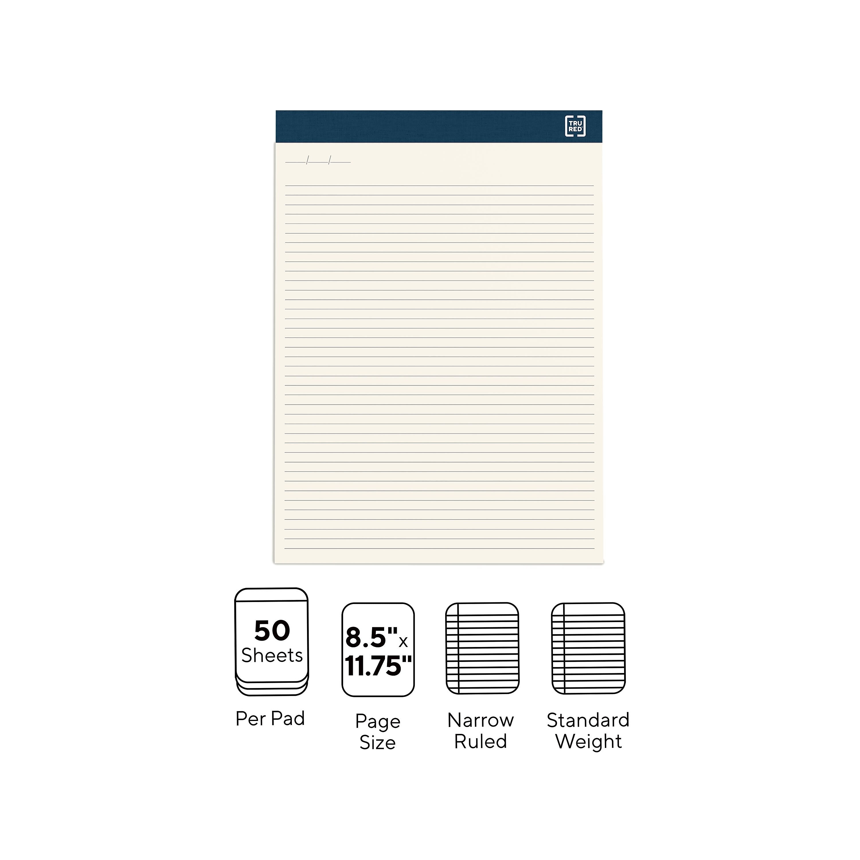 TRU RED™ Notepads, 8.5