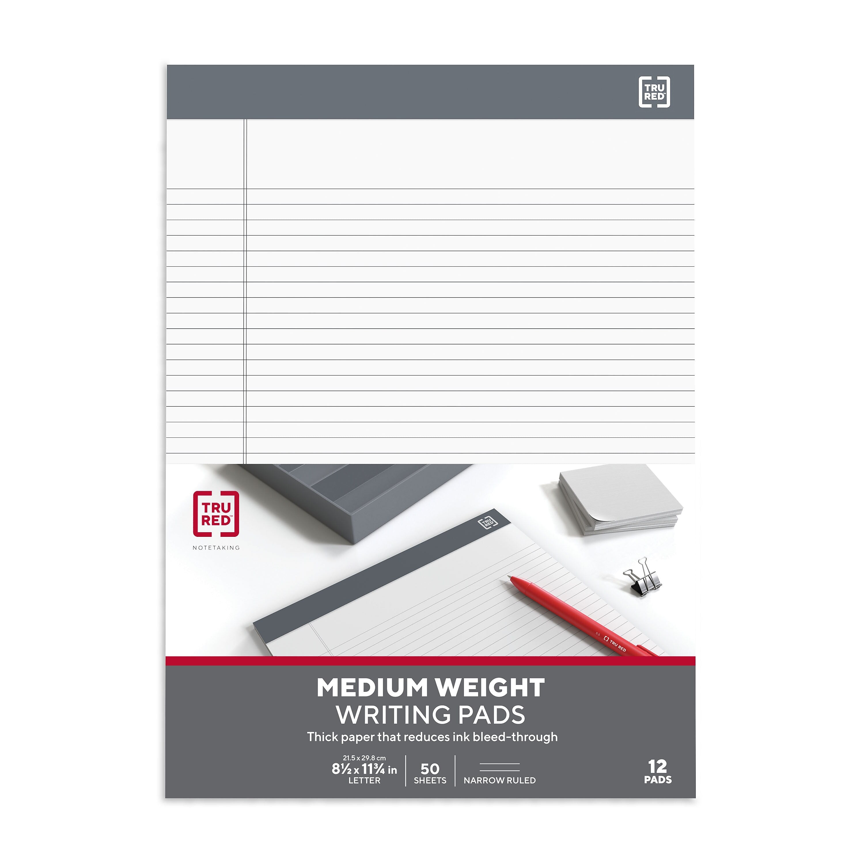 TRU RED™ Notepads 8.5