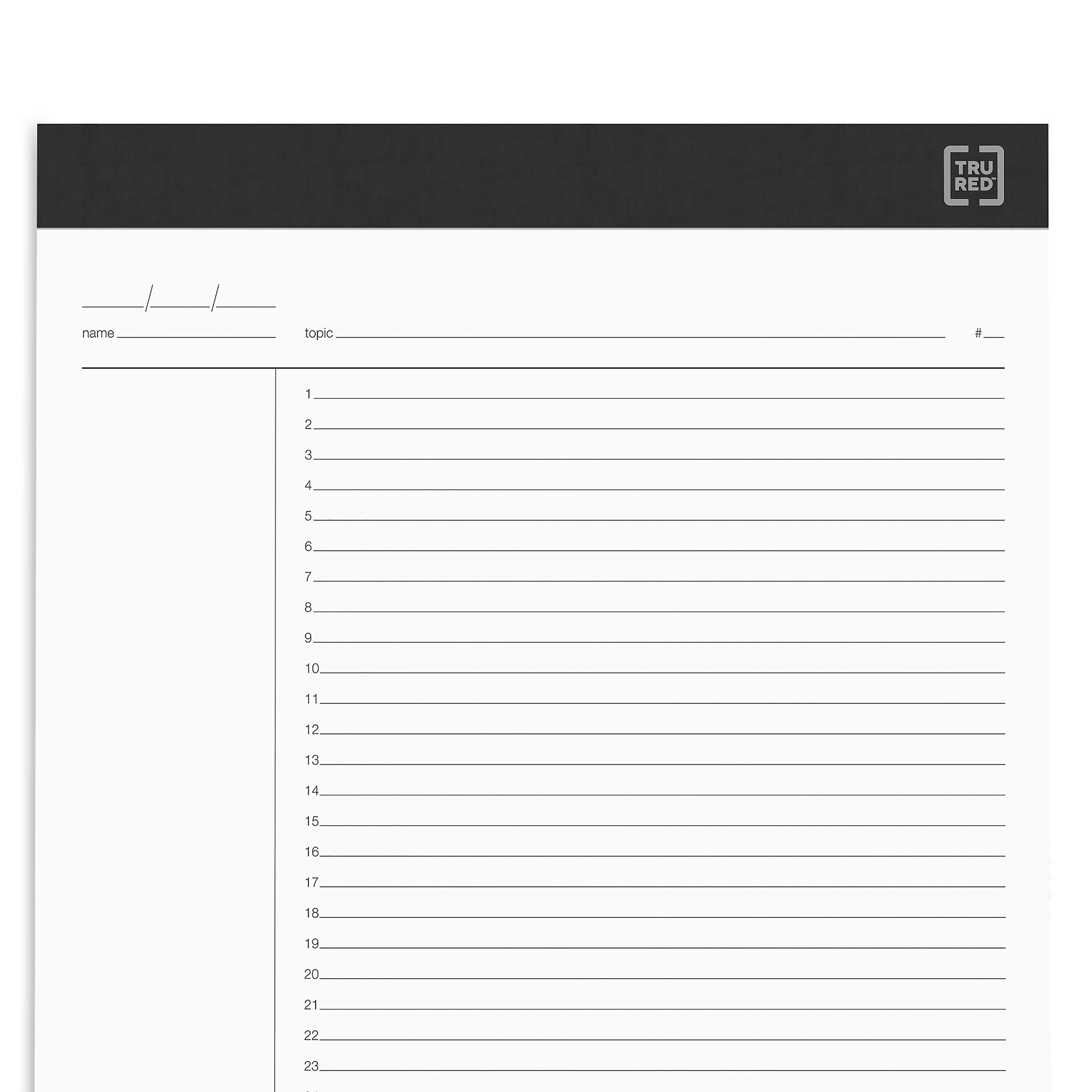 TRU RED™ Notepads, 8.5