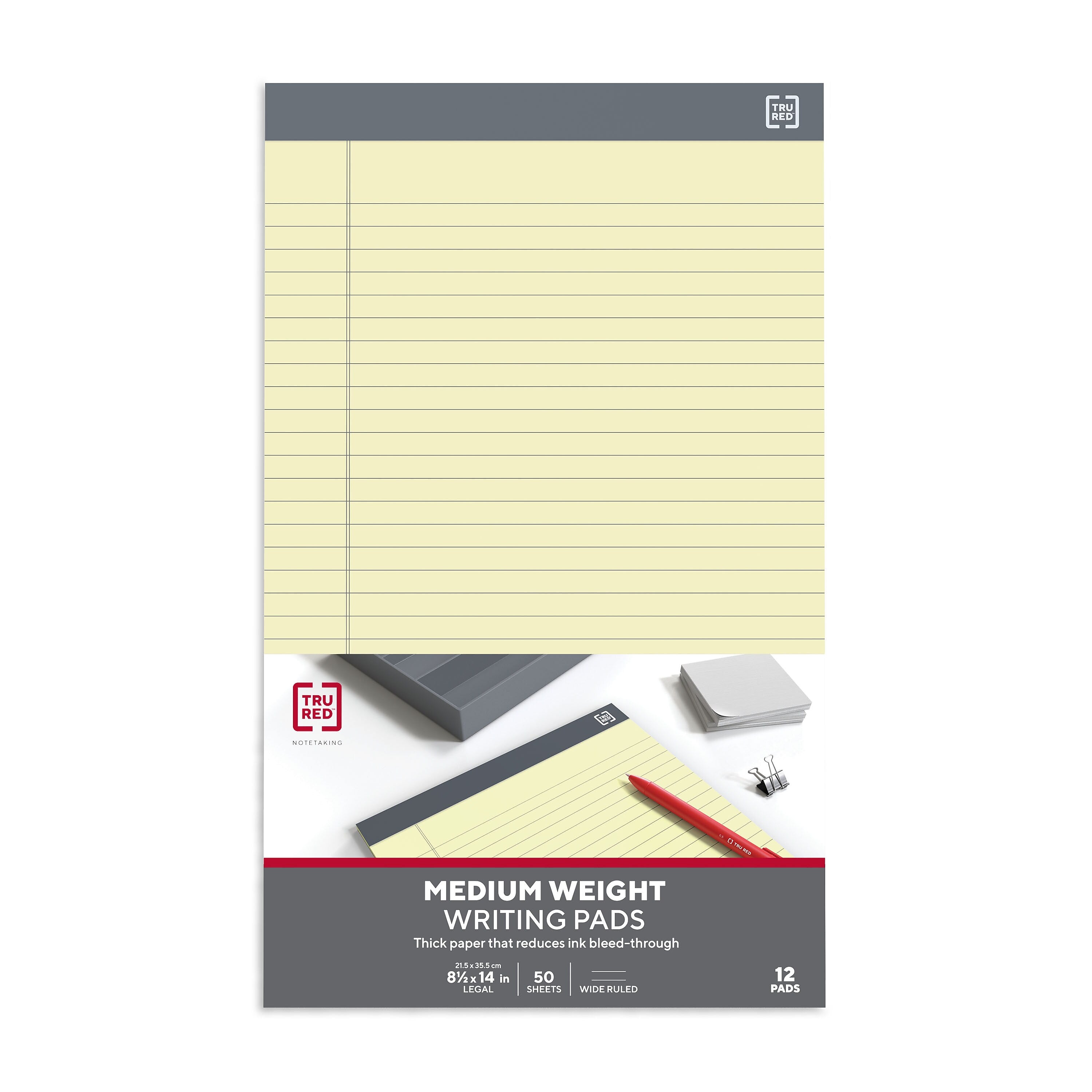 TRU RED™ Notepads, 8.5