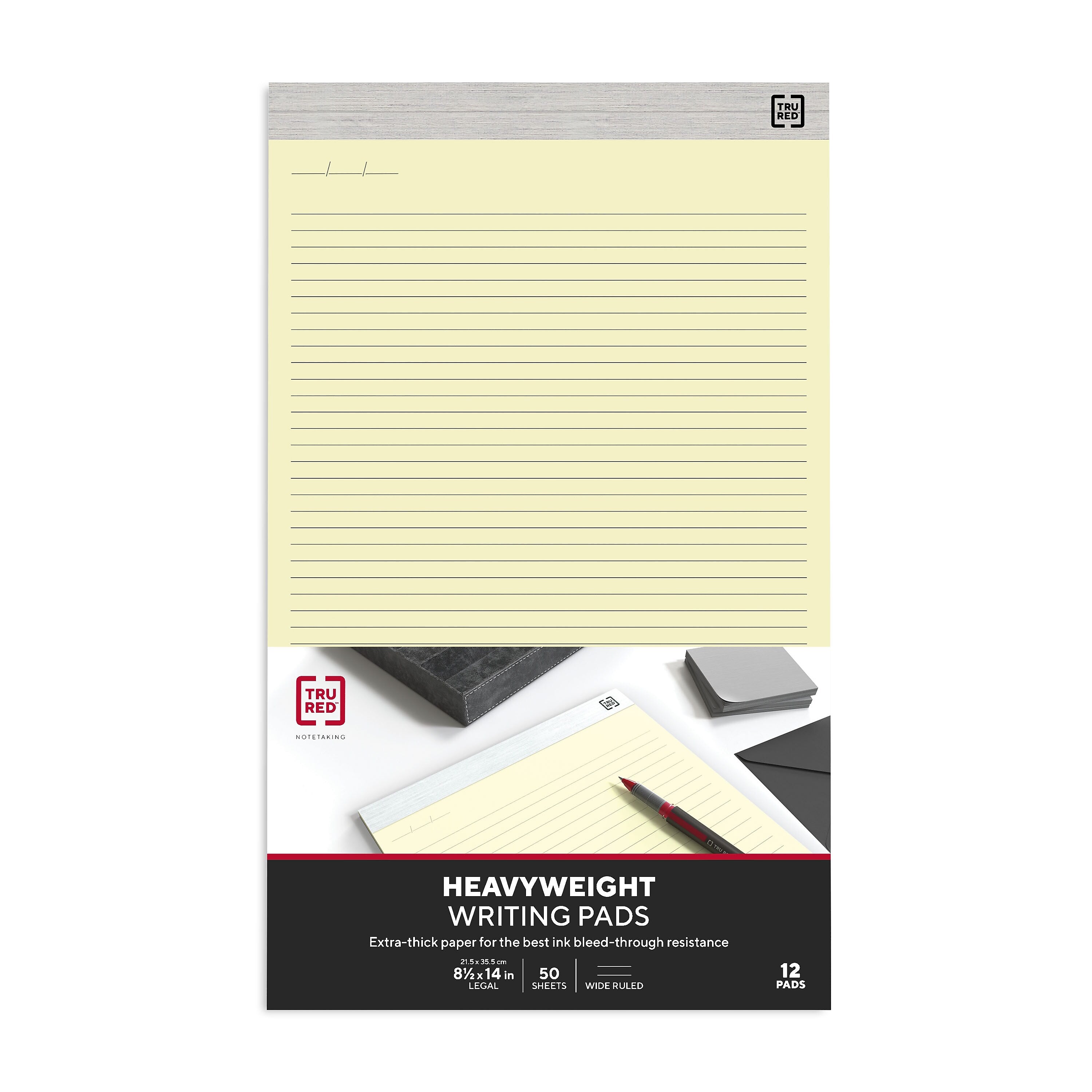 TRU RED™ Notepads, 8.5