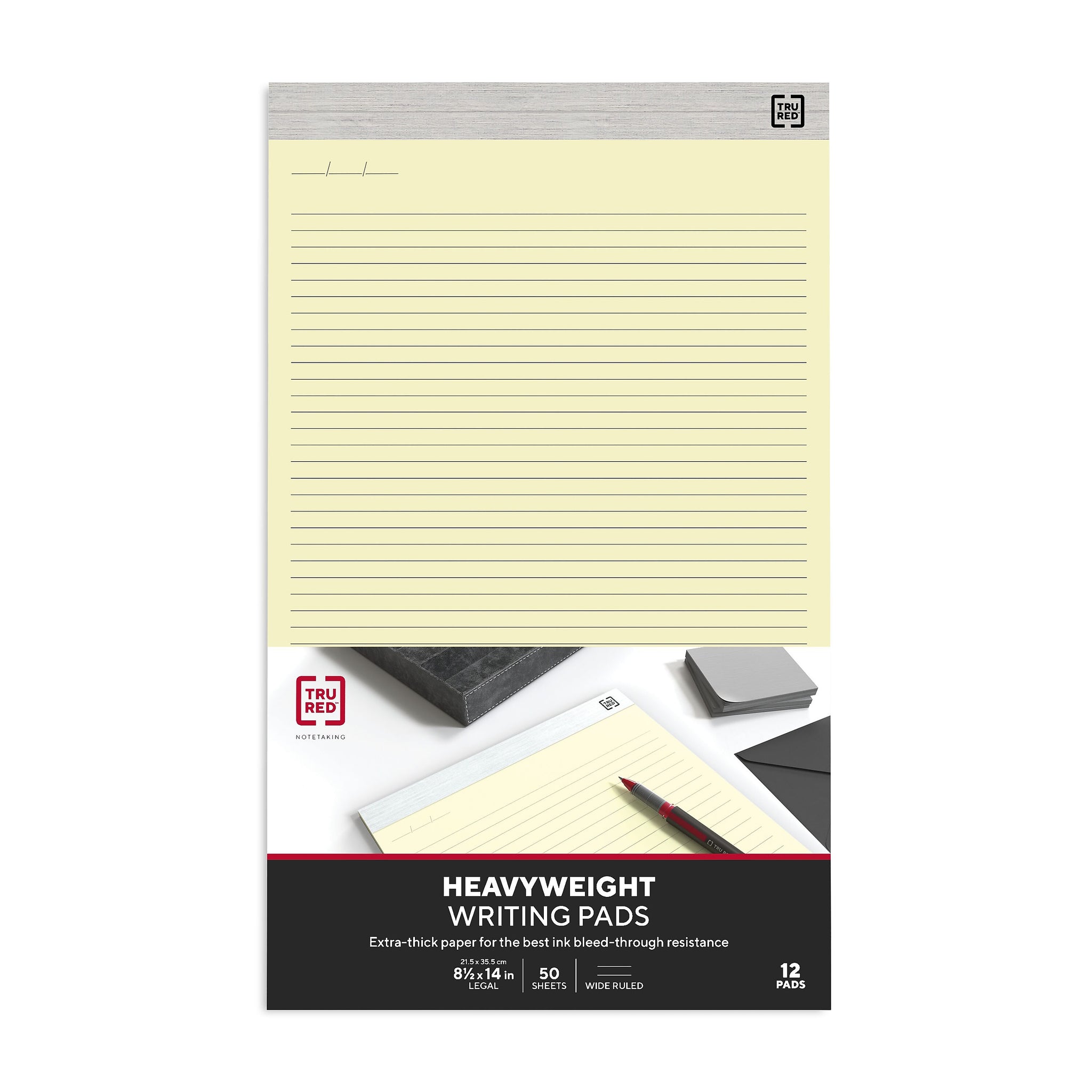 TRU RED™ Notepads, 8.5