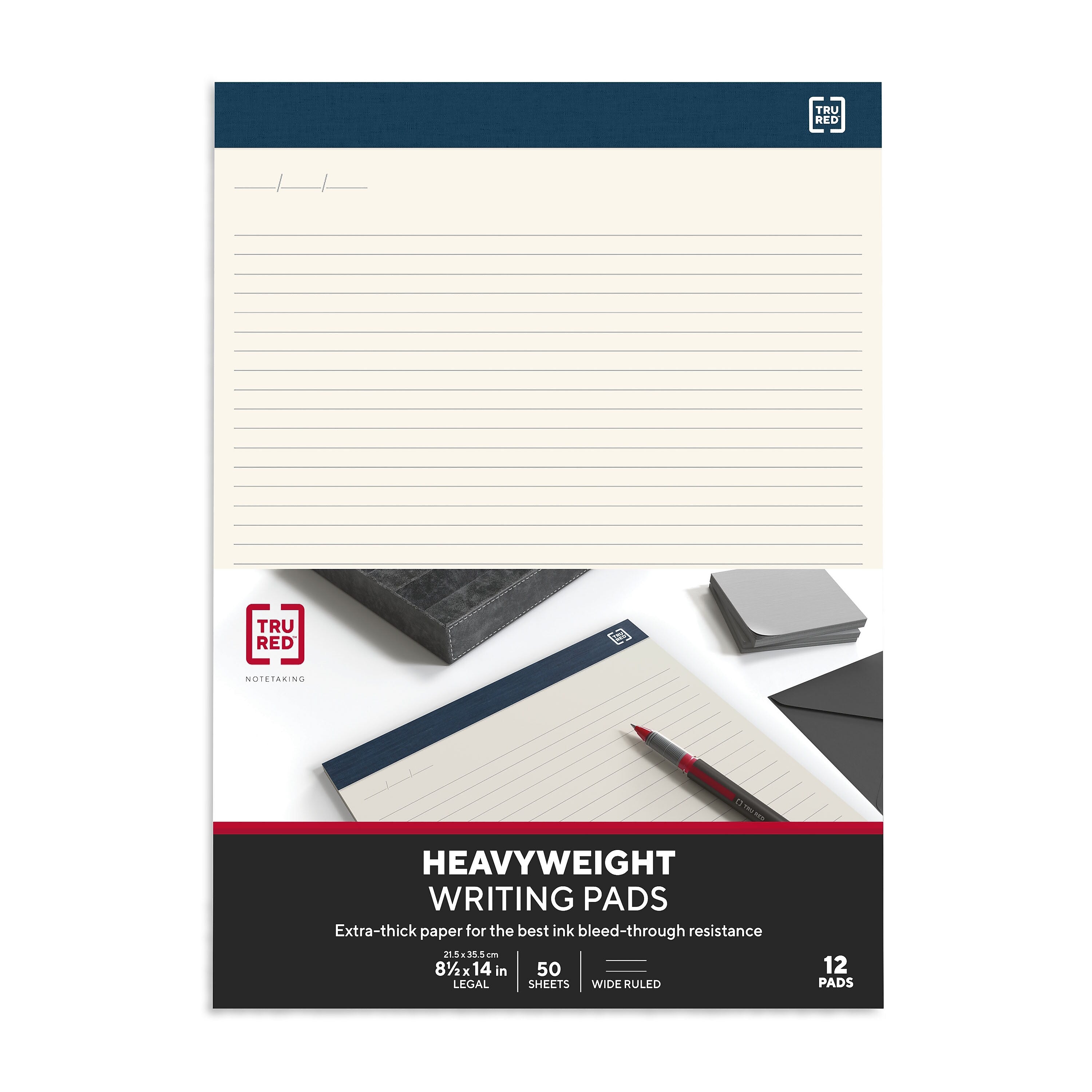 TRU RED™ Notepads, 8.5