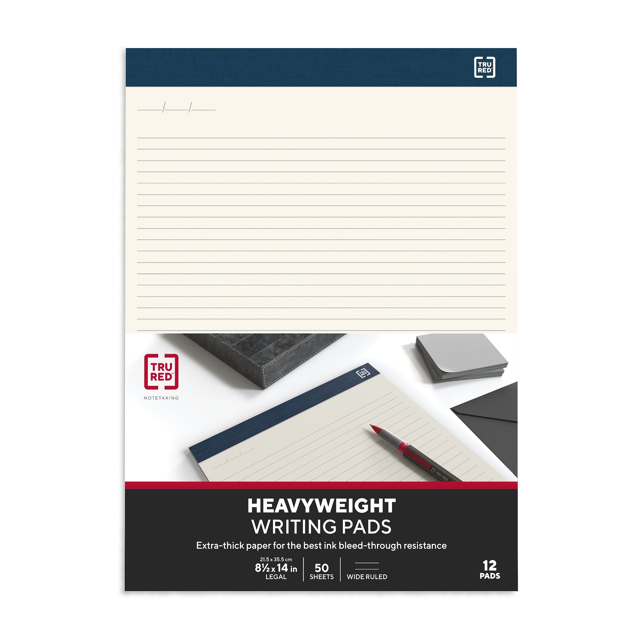 TRU RED™ Notepads, 8.5