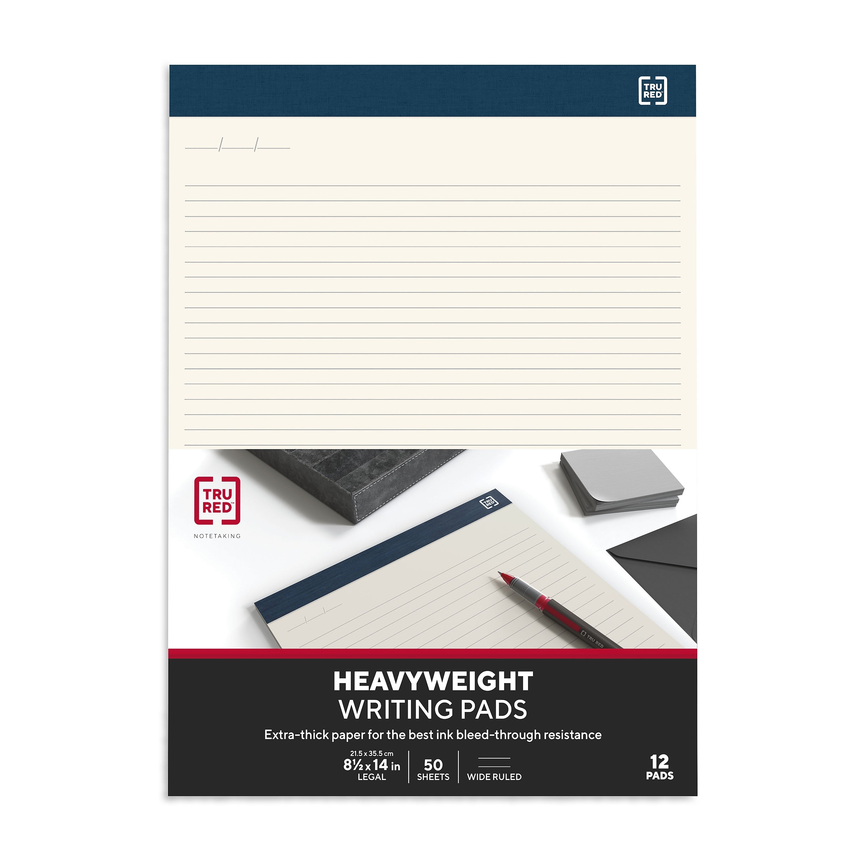 TRU RED™ Notepads, 8.5
