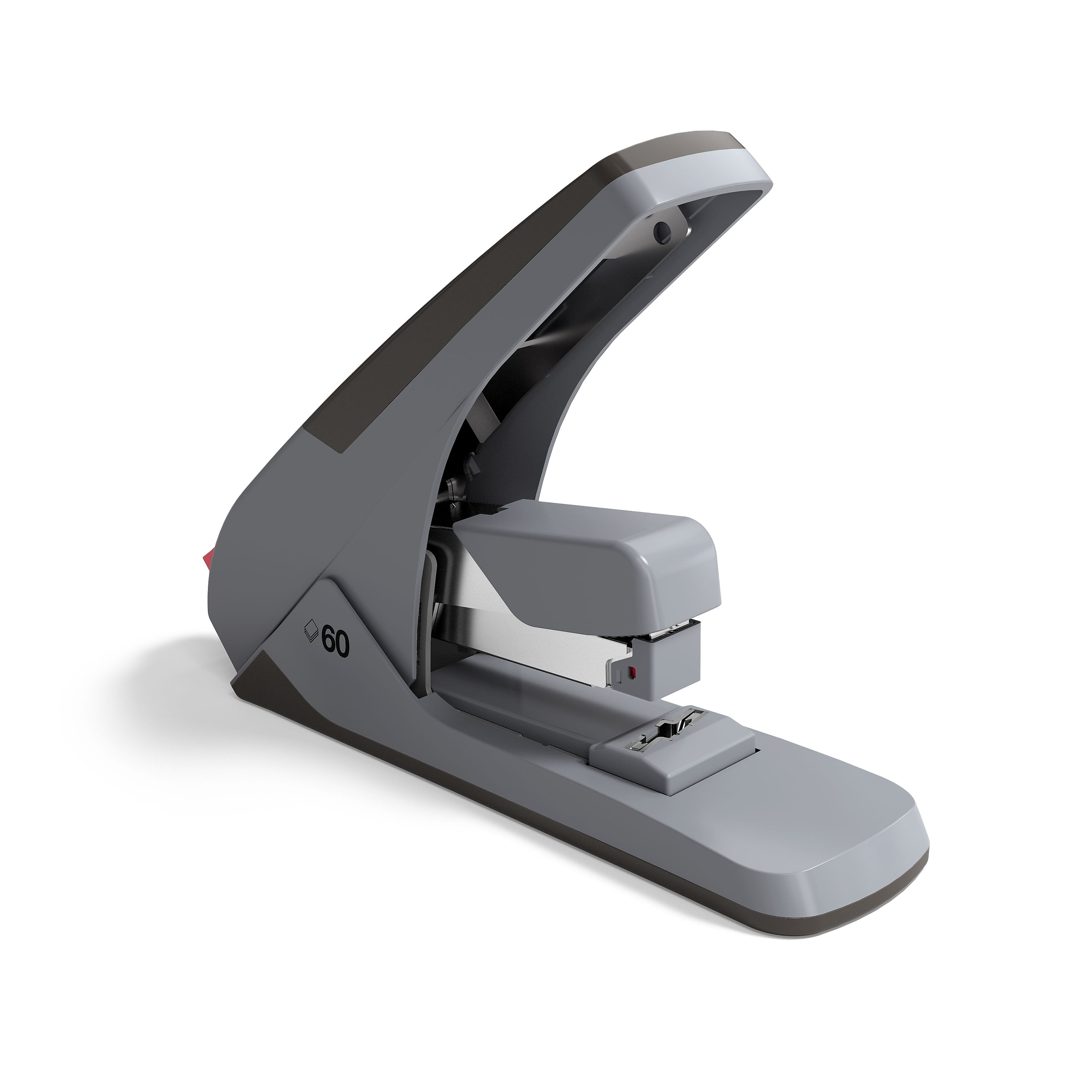 TRU RED™ One-Touch Desktop Stapler, 60-Sheet Capacity, Black