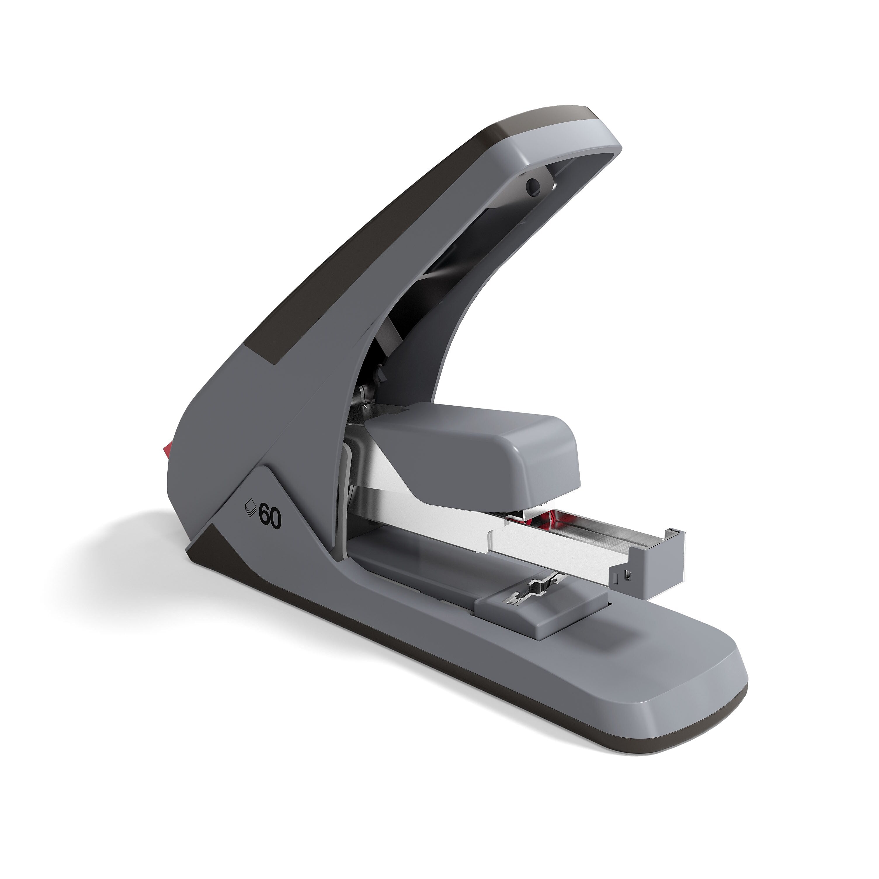 TRU RED™ One-Touch Desktop Stapler, 60-Sheet Capacity, Black