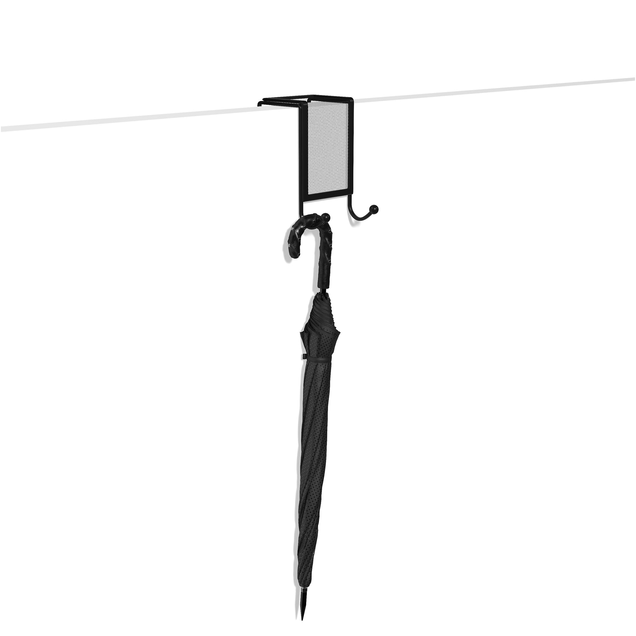 TRU RED™ Over-Panel Hook, Black, Mesh