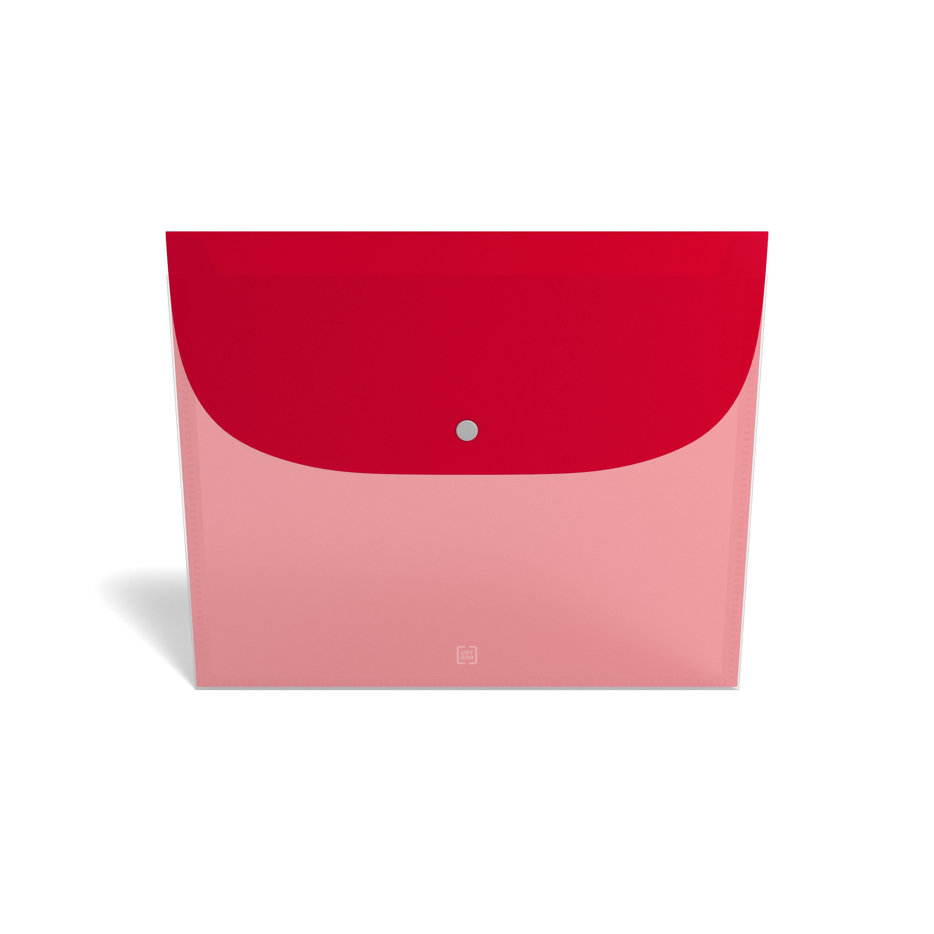 TRU RED™ Plastic Filing Envelope with Snap Closure, Coupon Size, Assorted Colors