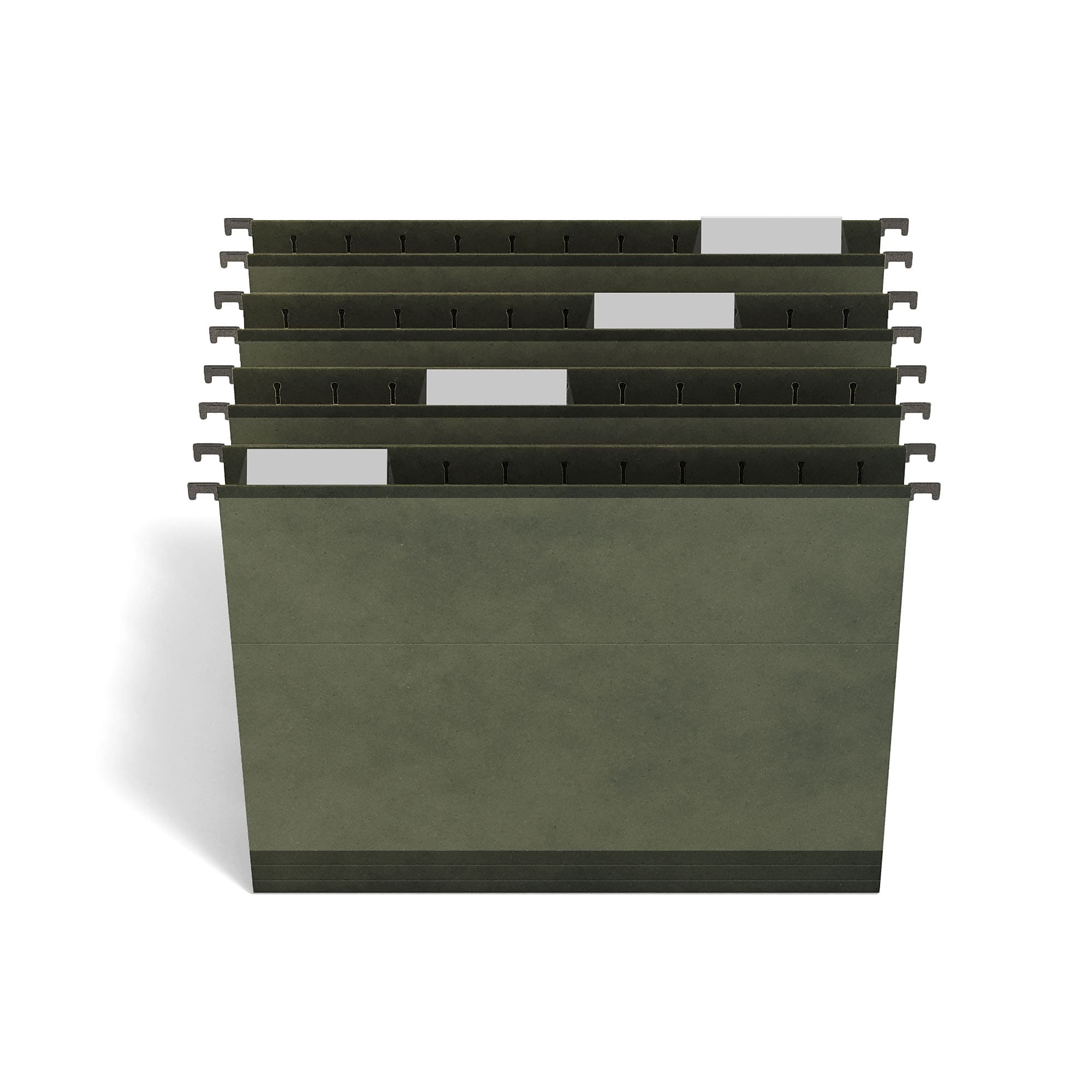 TRU RED™ Premium Hanging File Folder, 5-Tab, Legal Size, Standard Green, 20/Pk