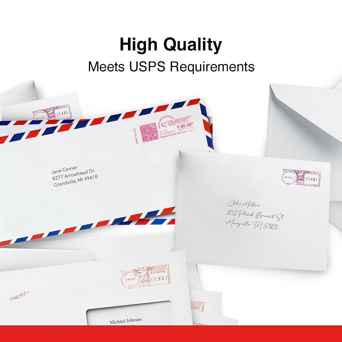 TRU RED™ Remanufactured Red Standard Yield Postage Ink Cartridge Replacement for Pitney Bowes