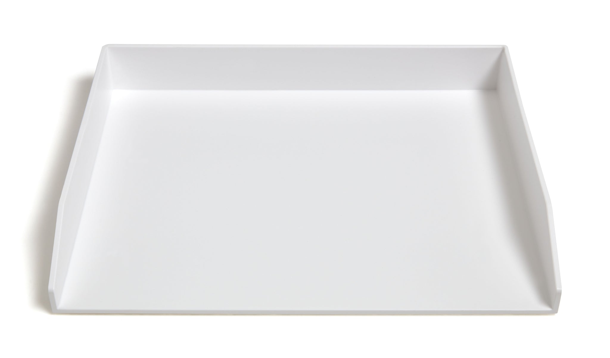 TRU RED™ Side Load Stackable Plastic Letter Tray, White