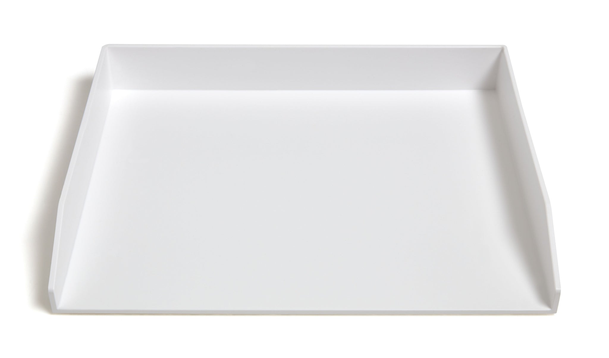 TRU RED™ Side Load Stackable Plastic Letter Tray, White