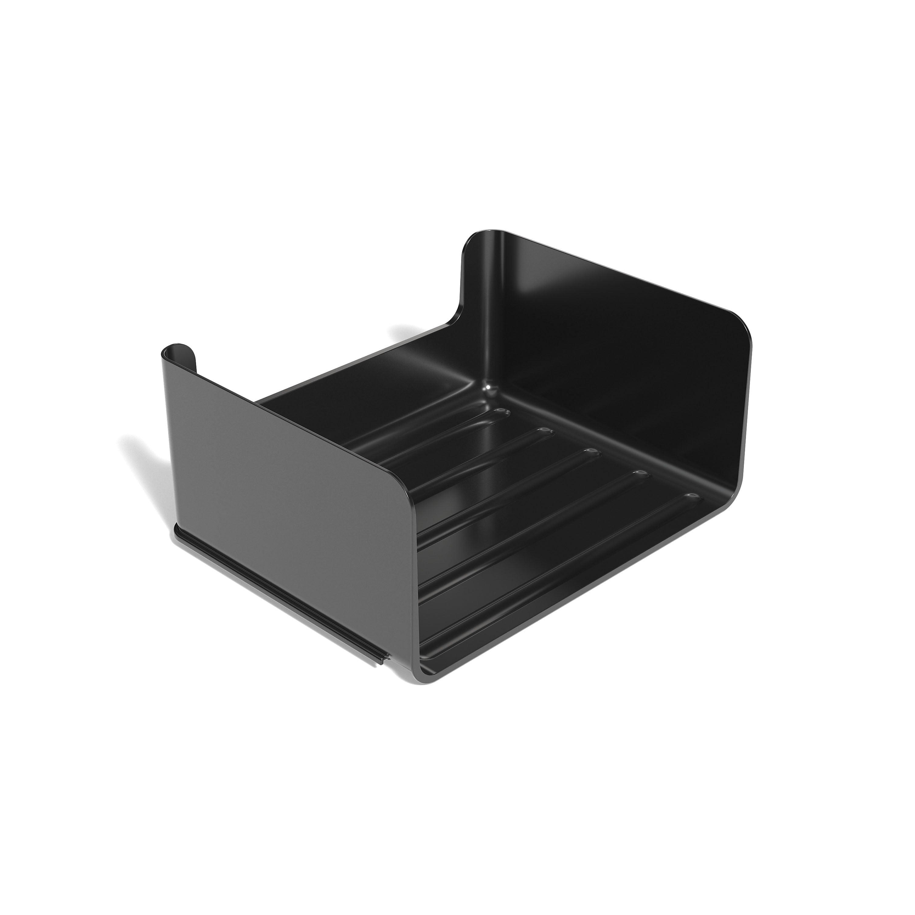 TRU RED™ Side Load Stackable Resin Letter Tray, Black