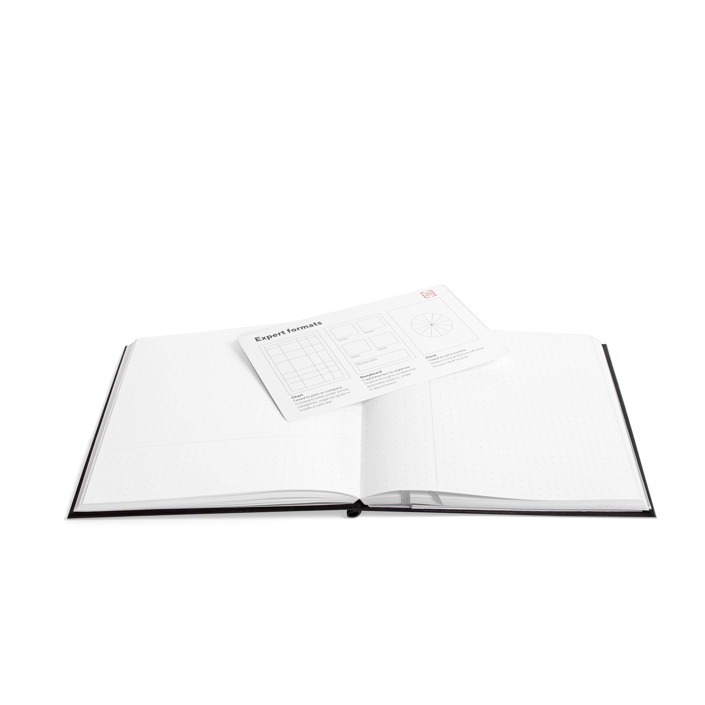 TRU RED™ Square Explore Journal, Dotted, Black